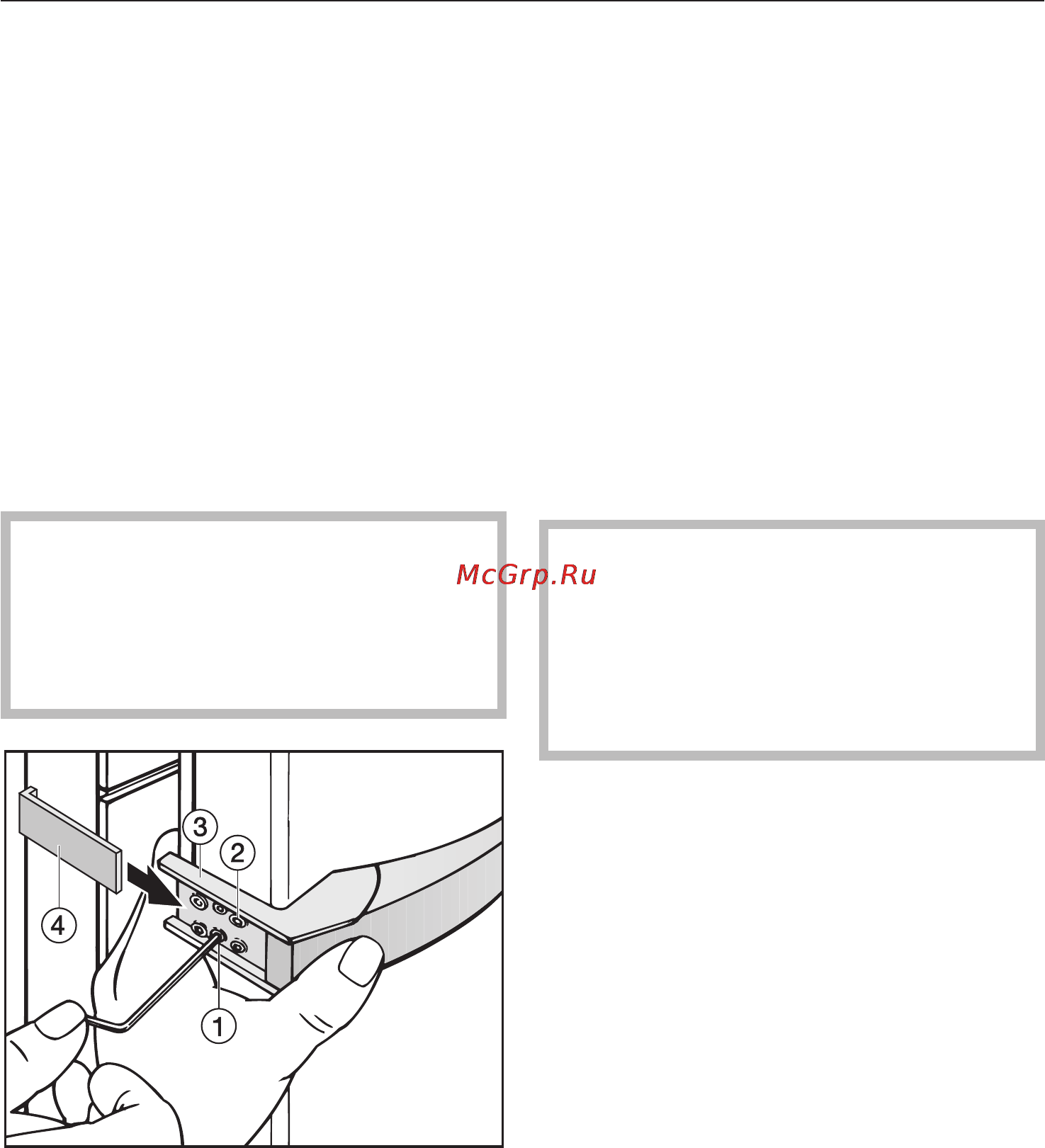 Miele FN 4957 S ed-1 [40/44] Изменение навески дверцы