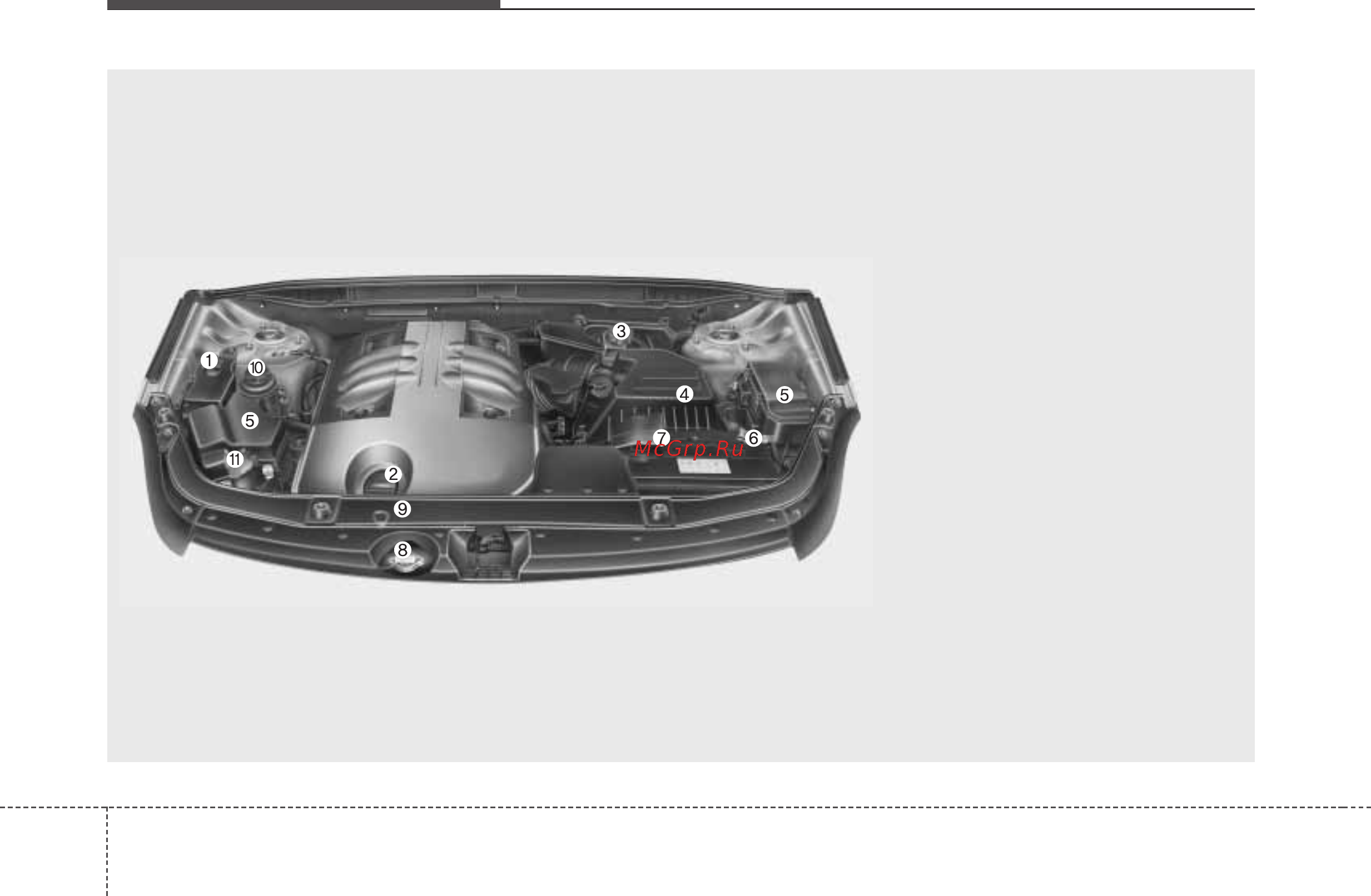 Hyundai ix55 Veracruz [20/500] Отсек двигателя
