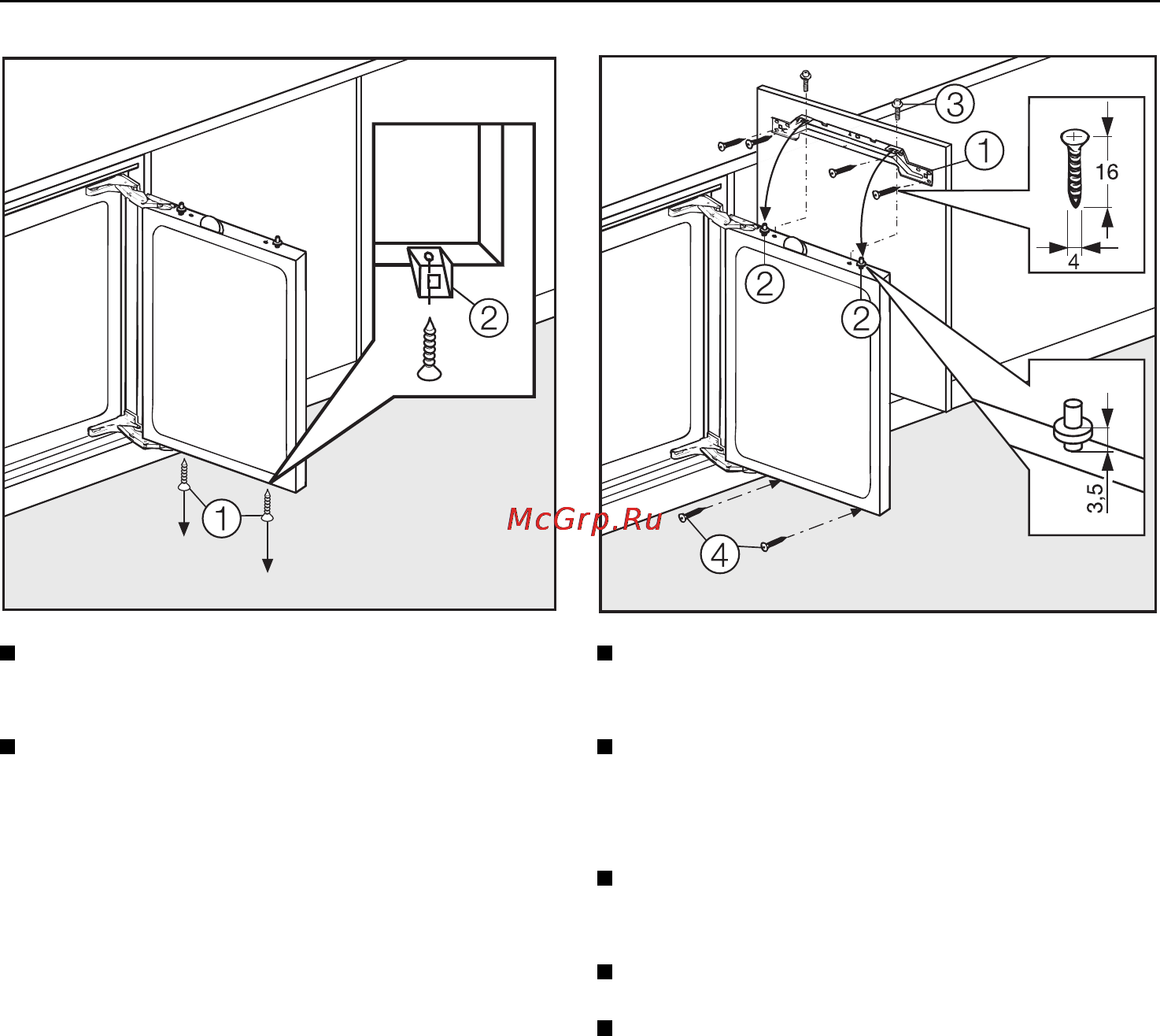 Miele F 123 Ui [33/36] Bcтpaивaниe пpибopa