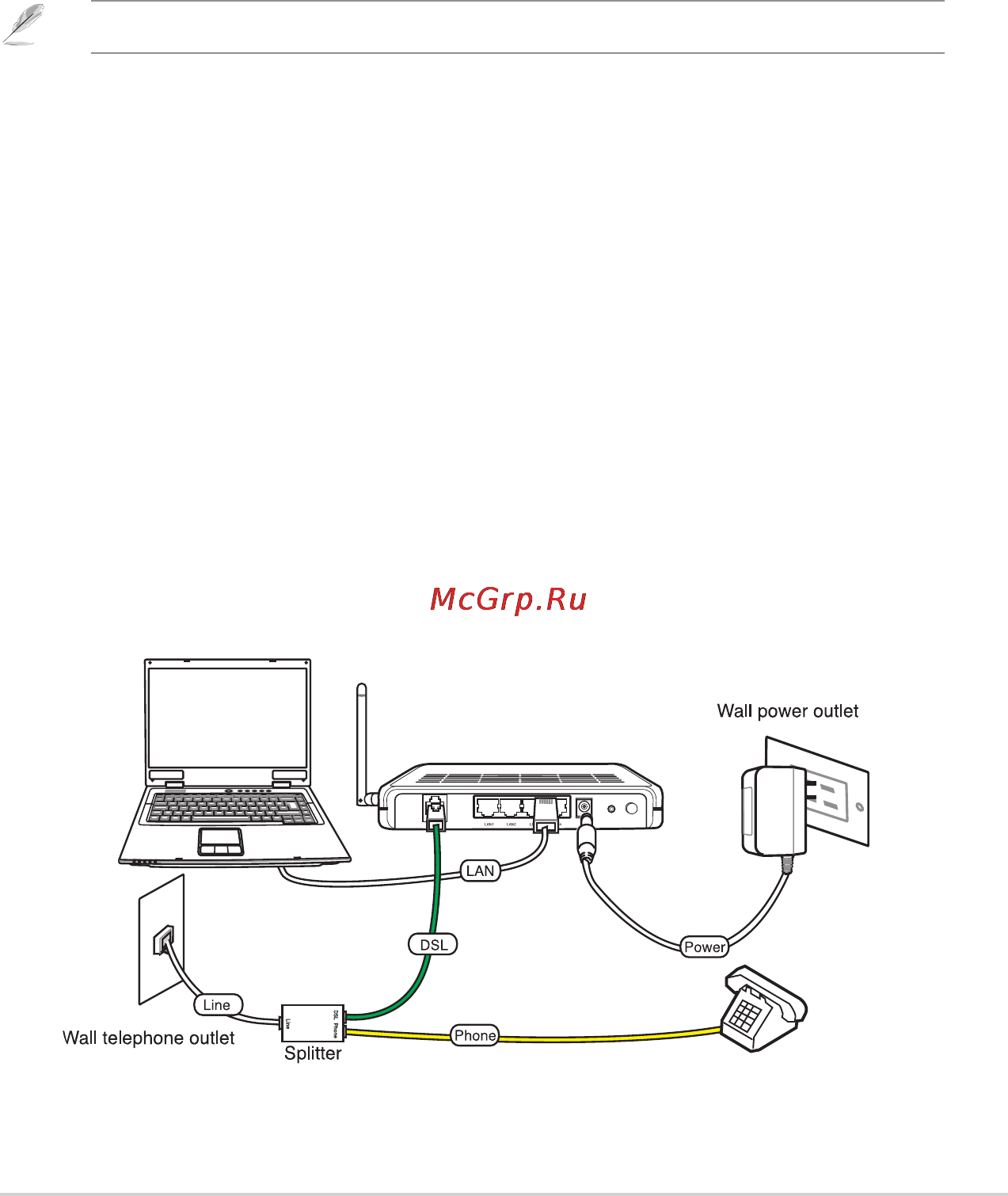Asus A-DSL-G31 [11/42] Установка