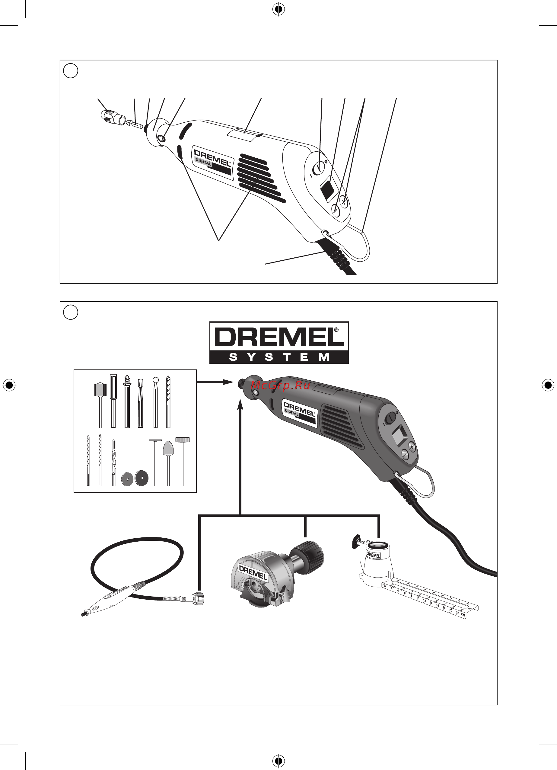 Dremel 400 (400-1/55) F0130400JJ Инструкция по эксплуатации онлайн [2/100] 2807