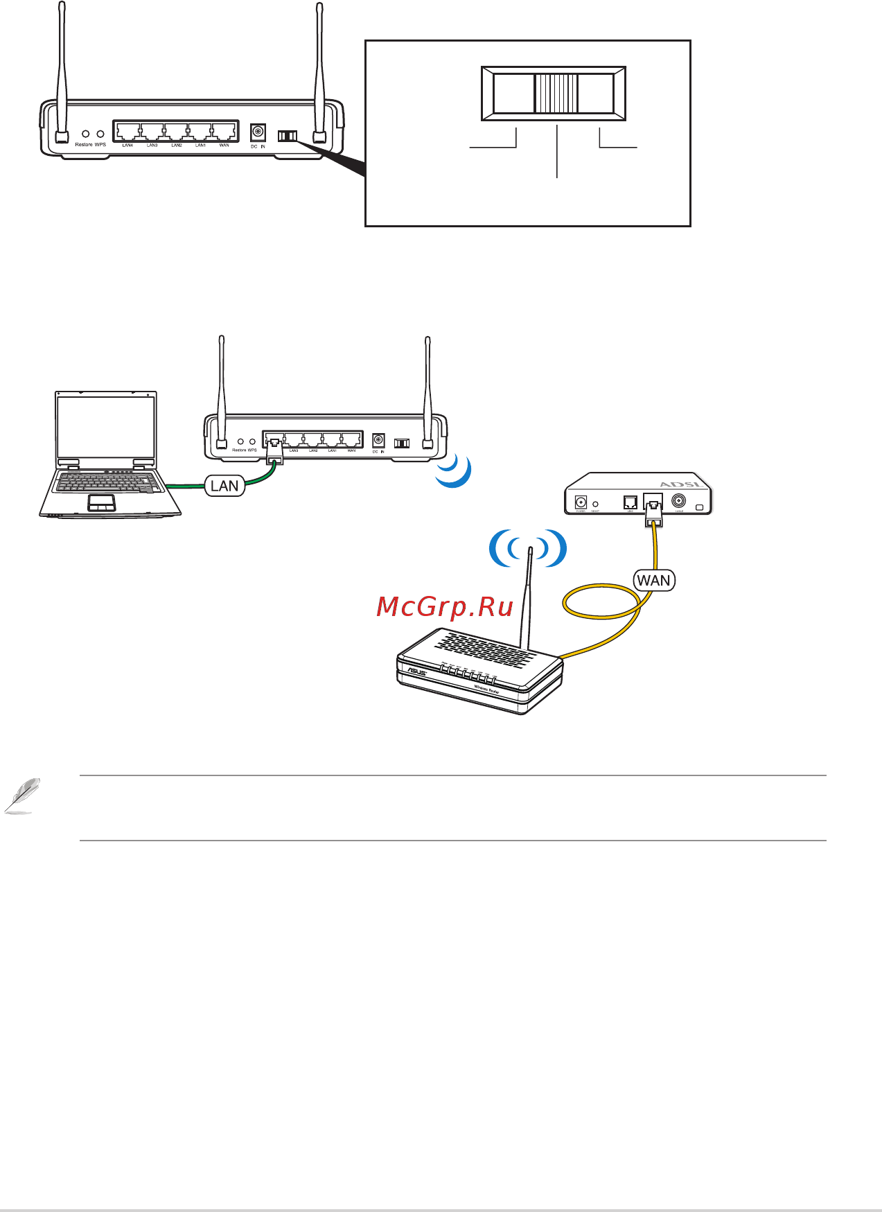 Asus RT-N12 ЧЕРНЫЙ [15/58] Setting up the wireless router in repeater mode