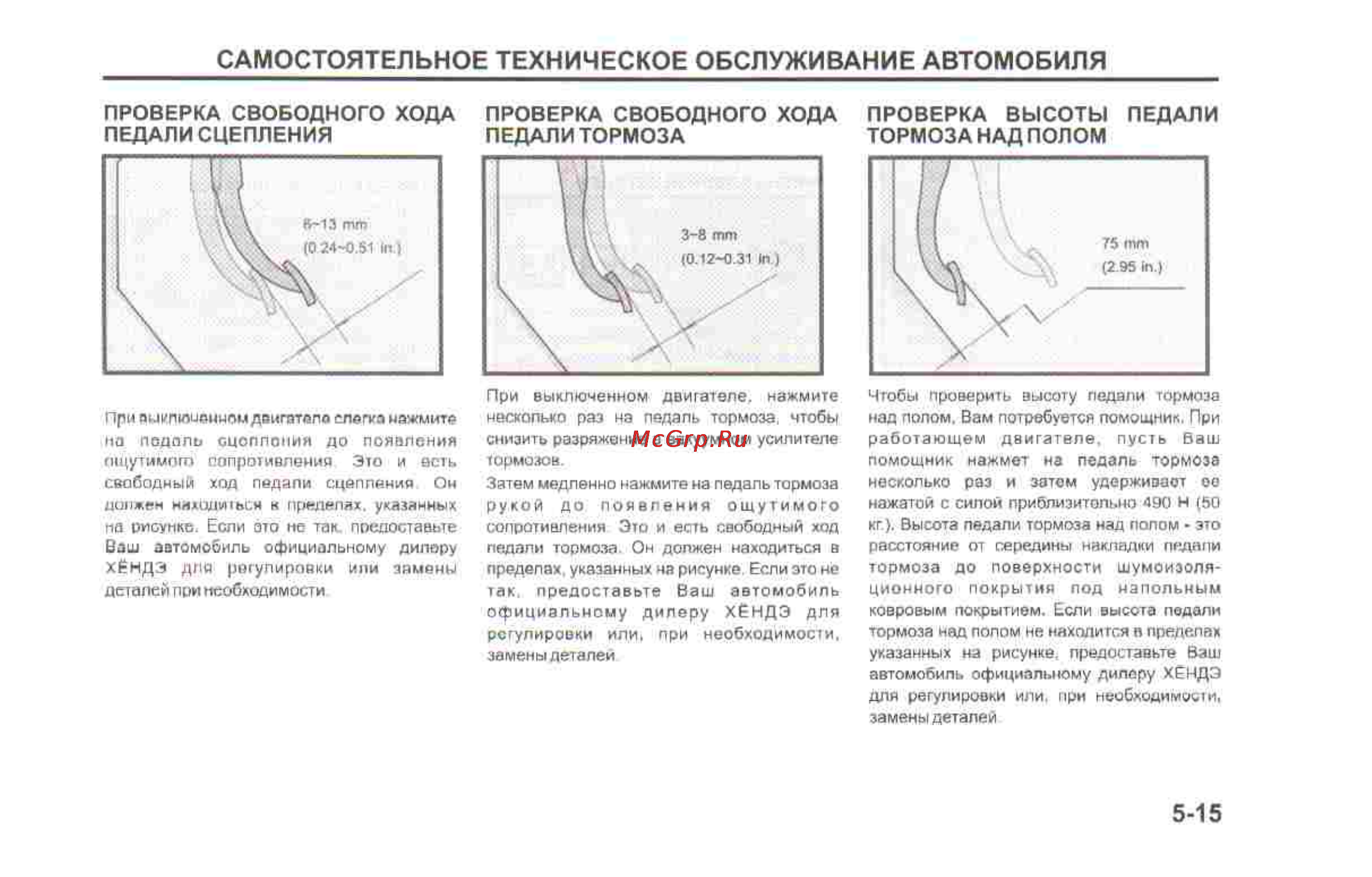 Hyundai Sonata V [148/179] Самостоятельное техническое обслуживание автомобиля