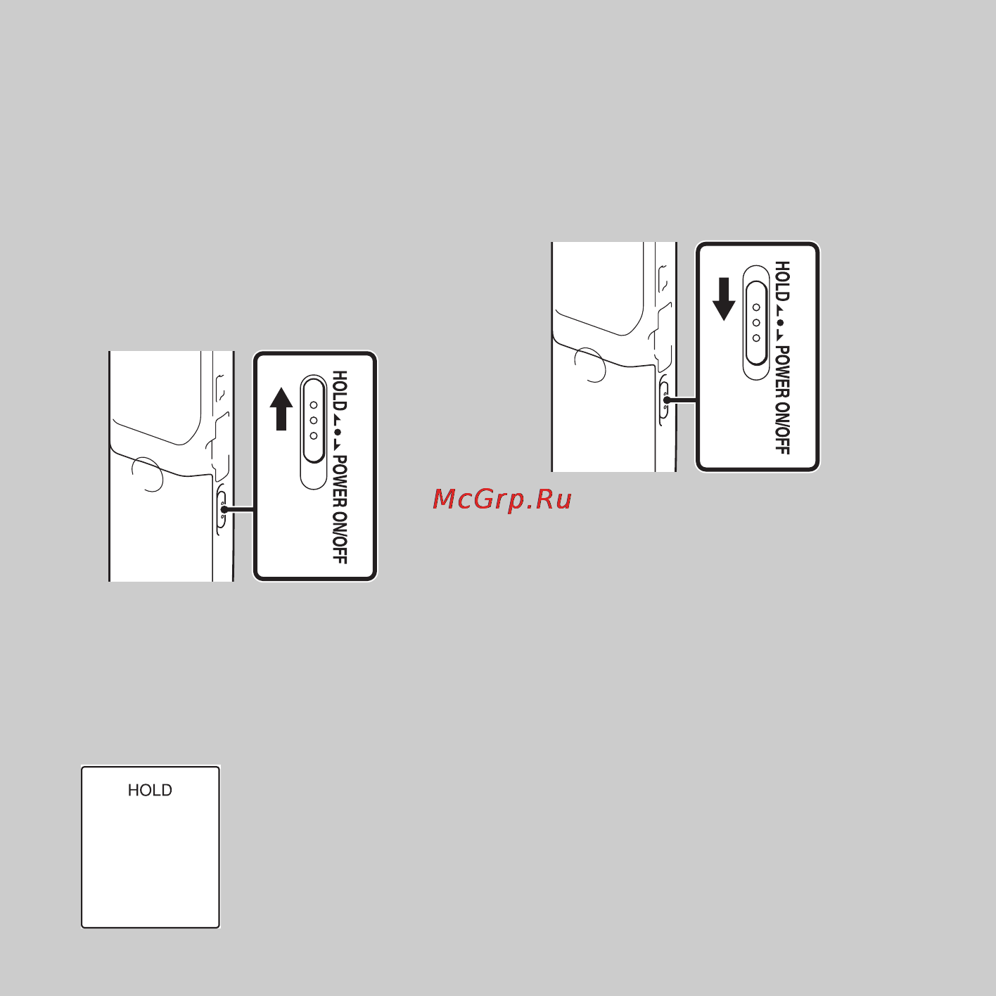 Sony ICD-PX312 2GB [12/163] Предотвращение случайных операций функция hold