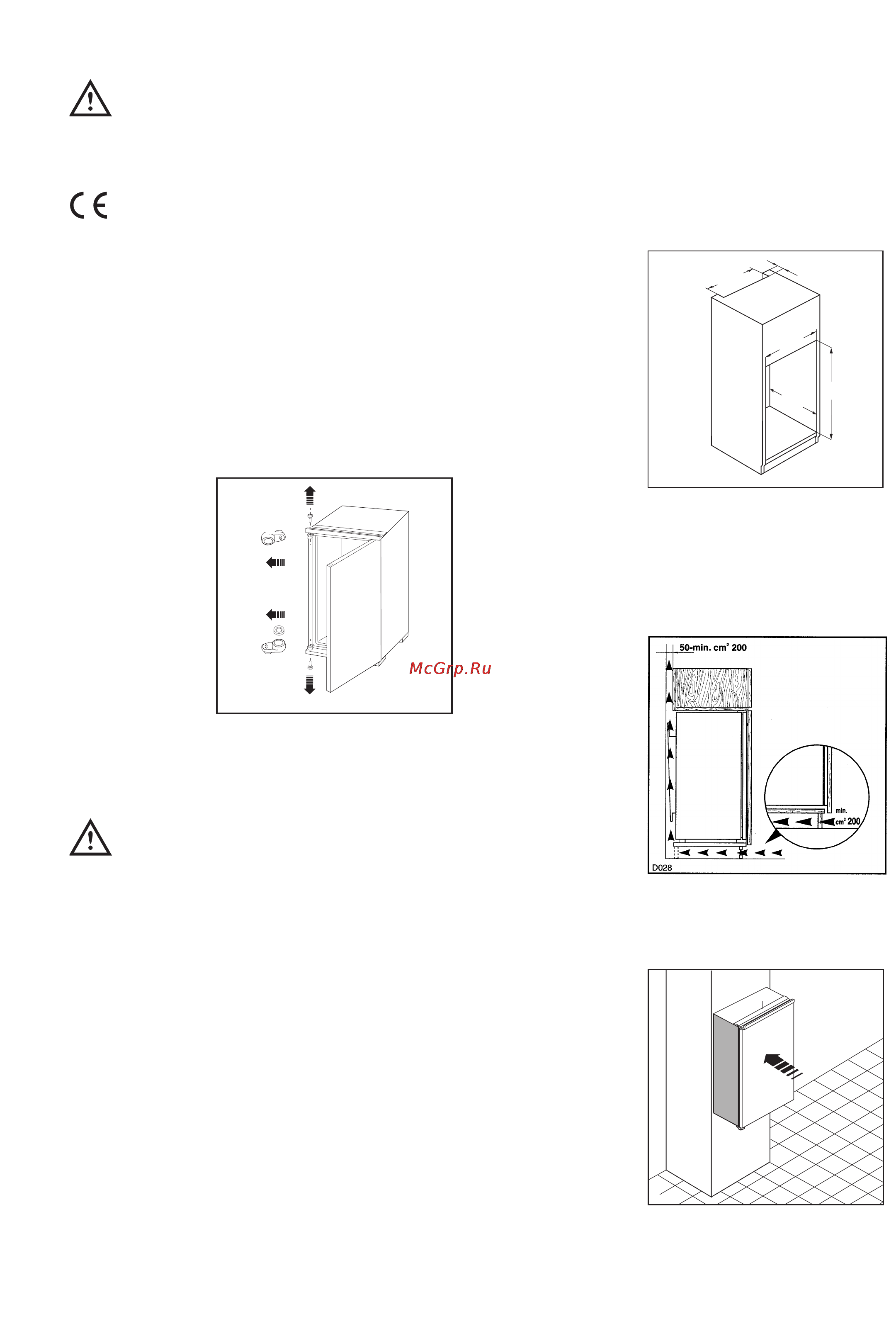 Electrolux EU 6233 I [10/12] Изменение направления открывания двери