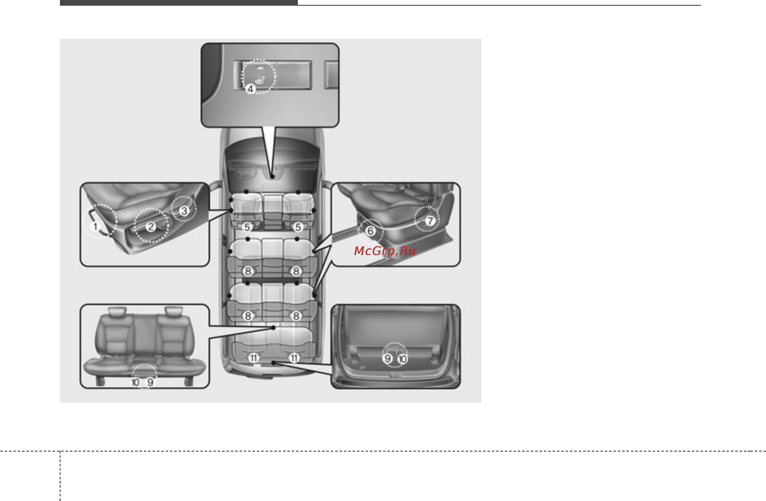 Hyundai H-1 (2007) [22/368] Второй ряд сидений третий ряд сидений