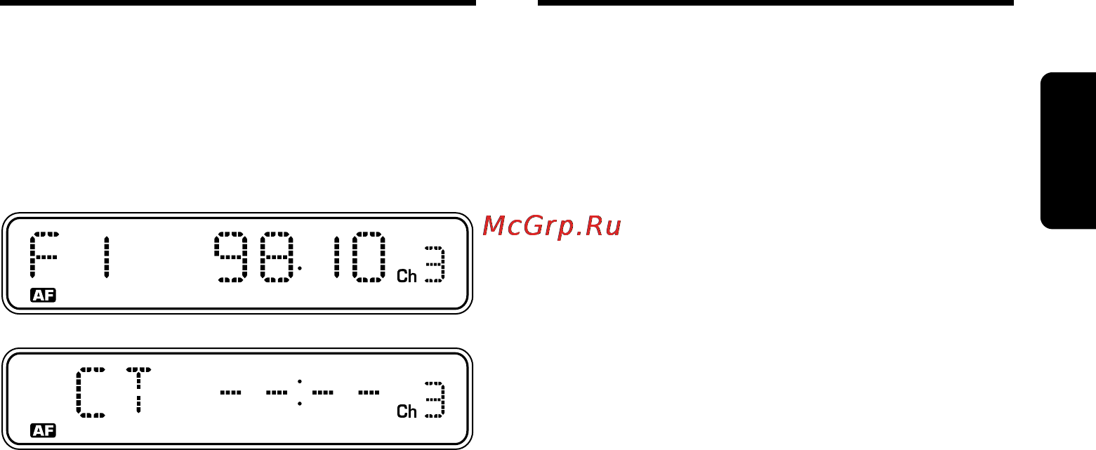 Clarion AB243R/AB243RG [6/10] Radio operations
