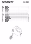 Scarlett SC-046 Инструкция по эксплуатации