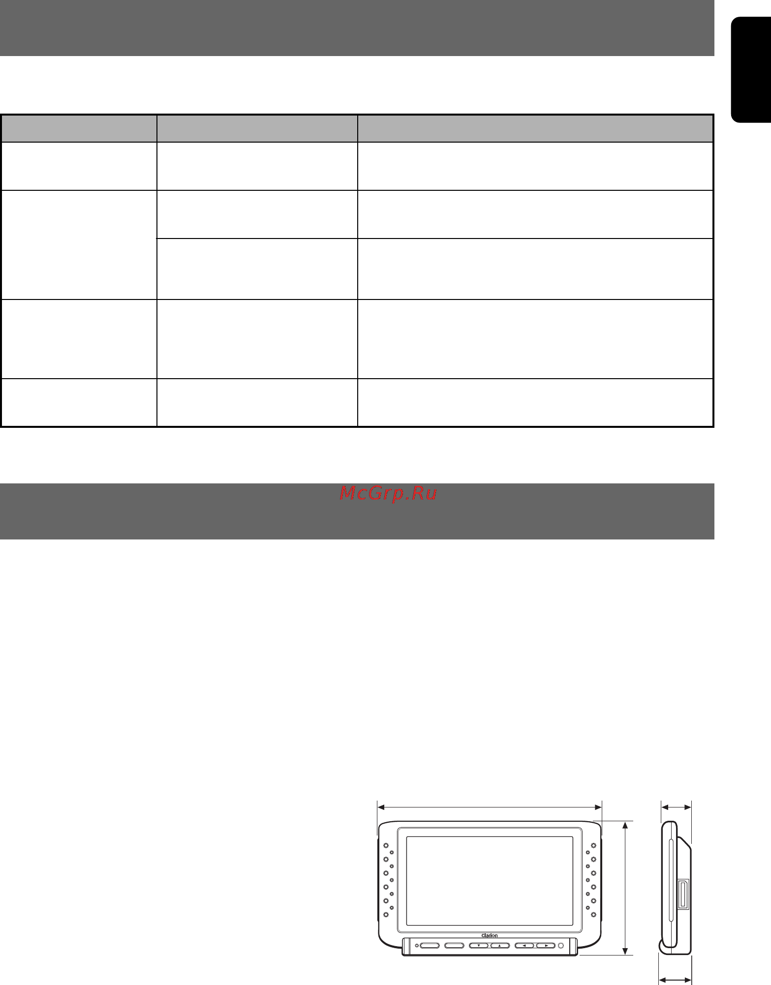 Clarion CJ981E [13/15] Troubleshooting