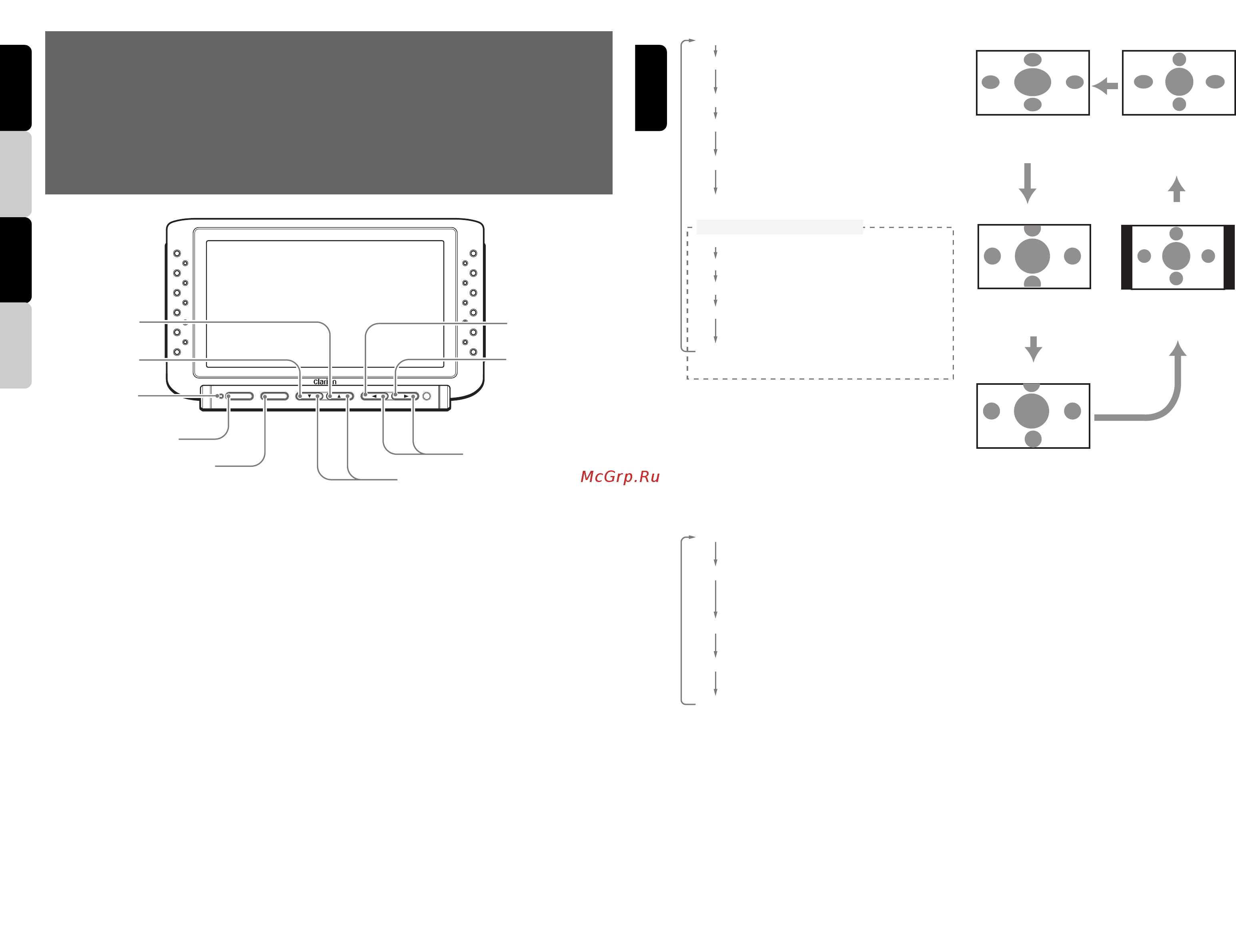 Clarion CJ-981E01,3 [2/15] Mode z w