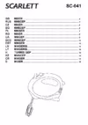 Scarlett SC-041 Инструкция по эксплуатации