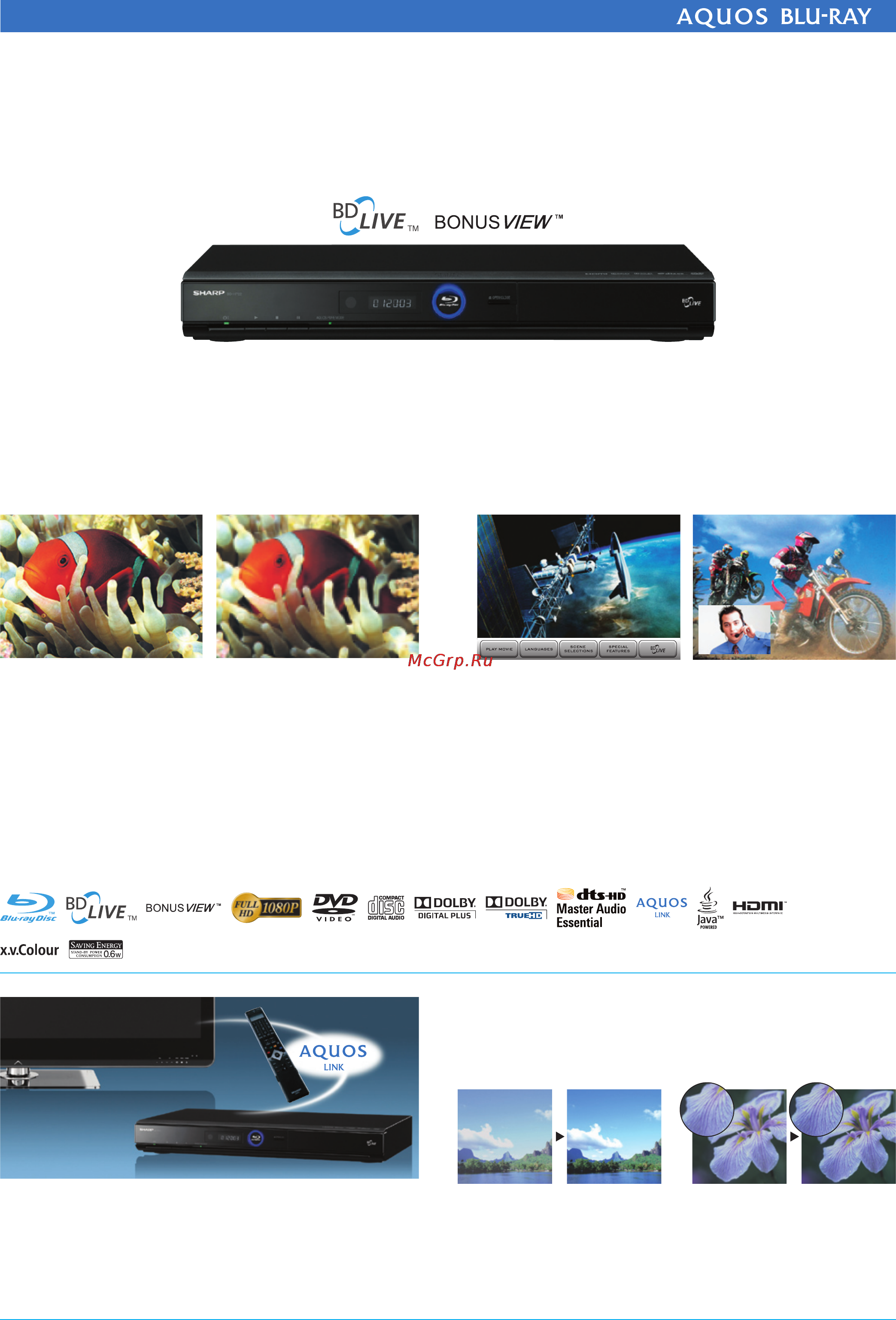 Sharp AN-PR1150HR [16/28] Время смотреть blu ray