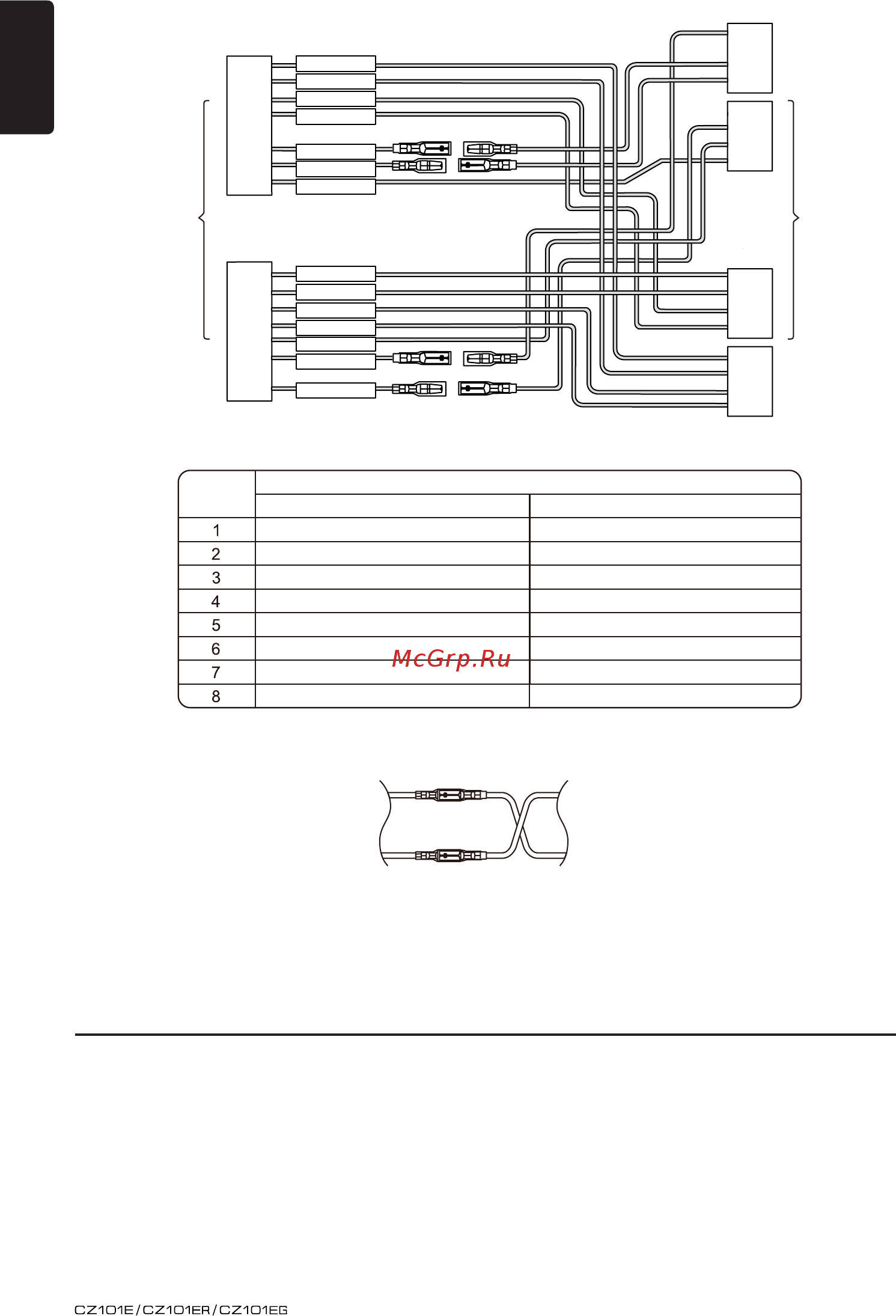 Clarion CZ101E.19 [24/25] Connecting the accessories