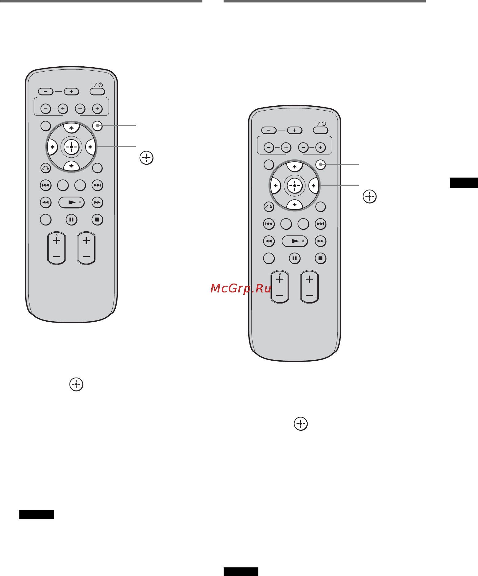 Sony RHT-G950 [95/104] Off y 10m y 20m y y 90m y 80m 30m
