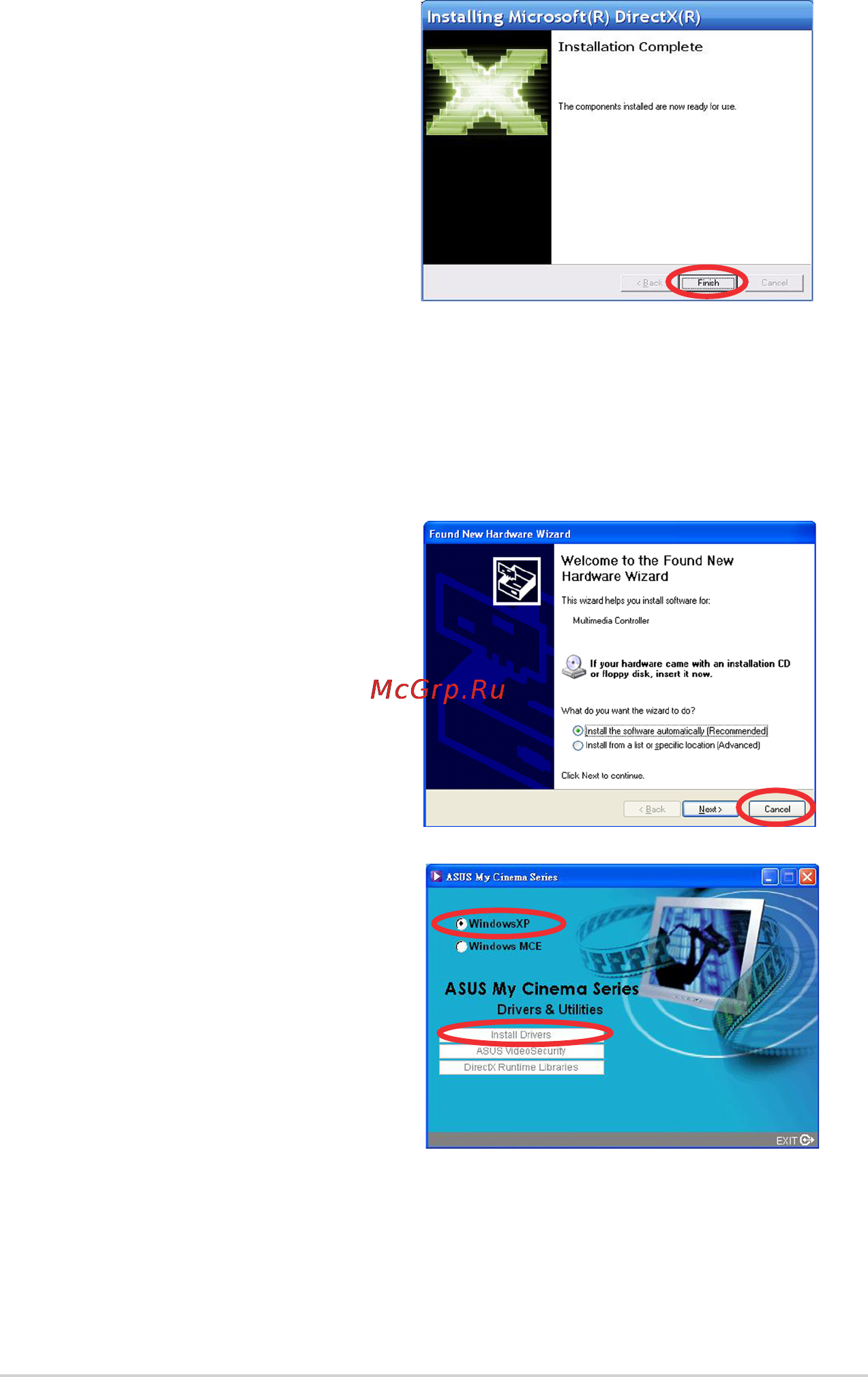 Asus MYC-U3000H [30/50] Установкадрайвера
