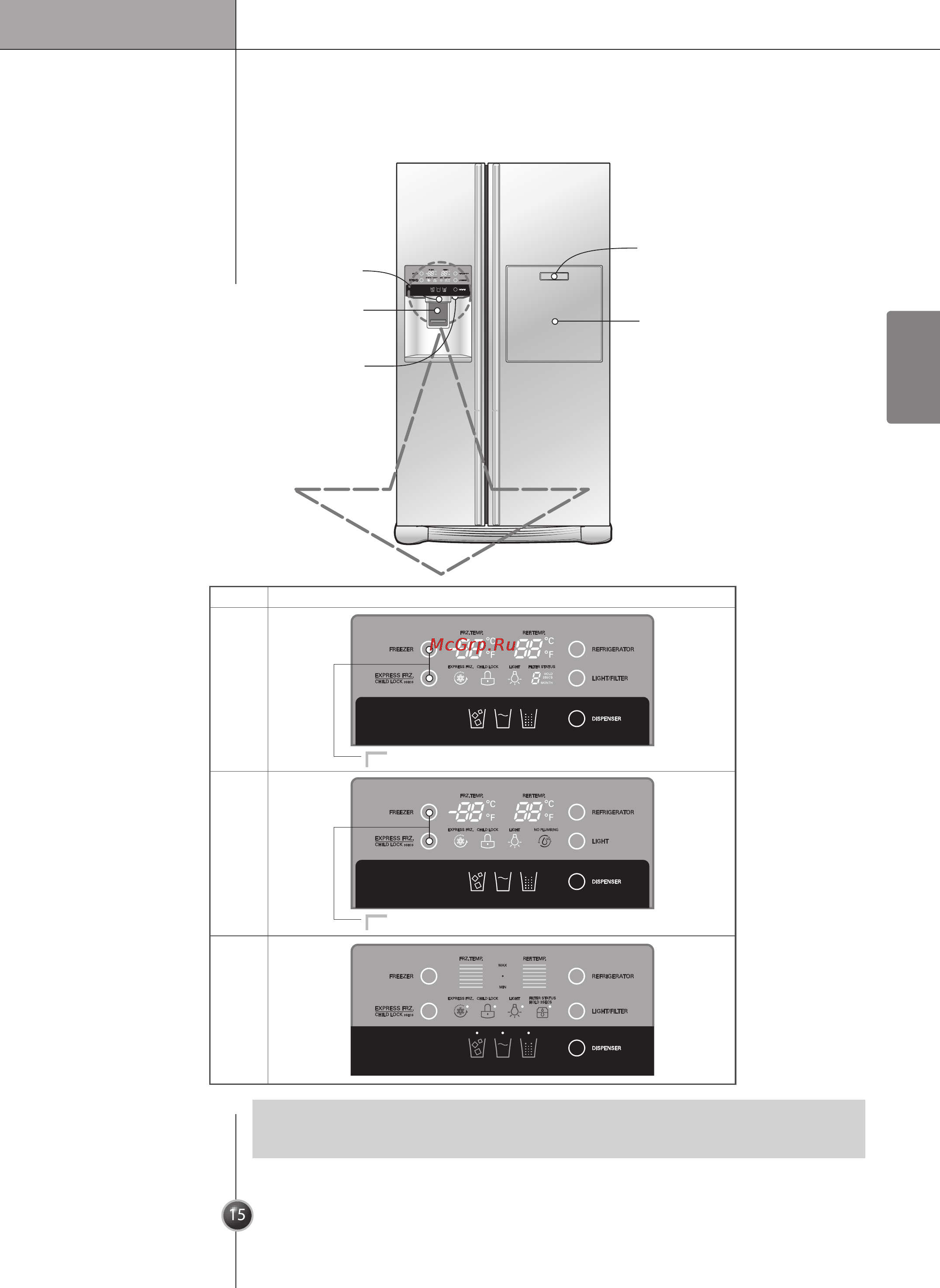 LG GW-C207FLQA [15/38] Модель с дистрибьютором тип 2