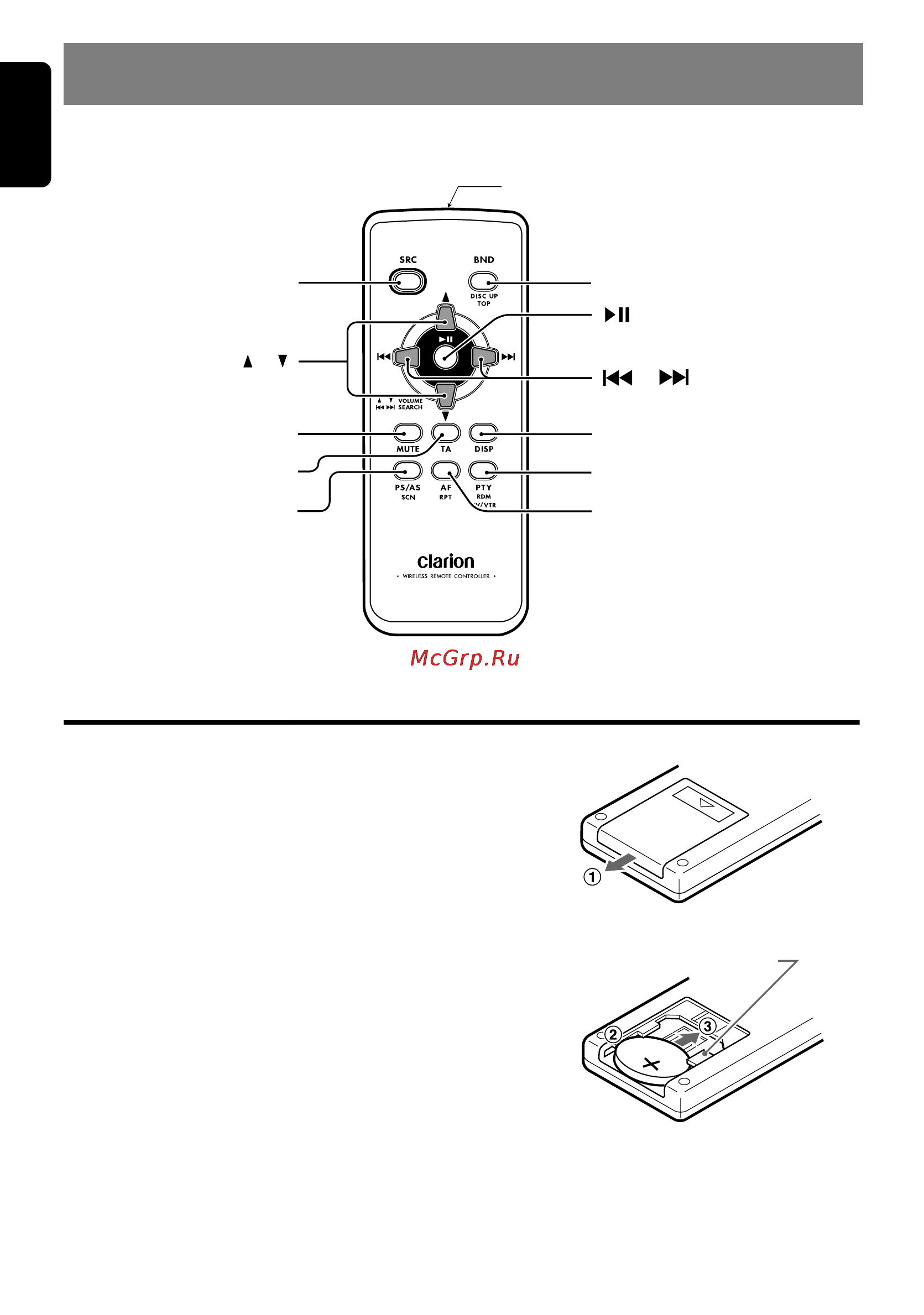 Clarion DB268RMP [8/24] Precautions
