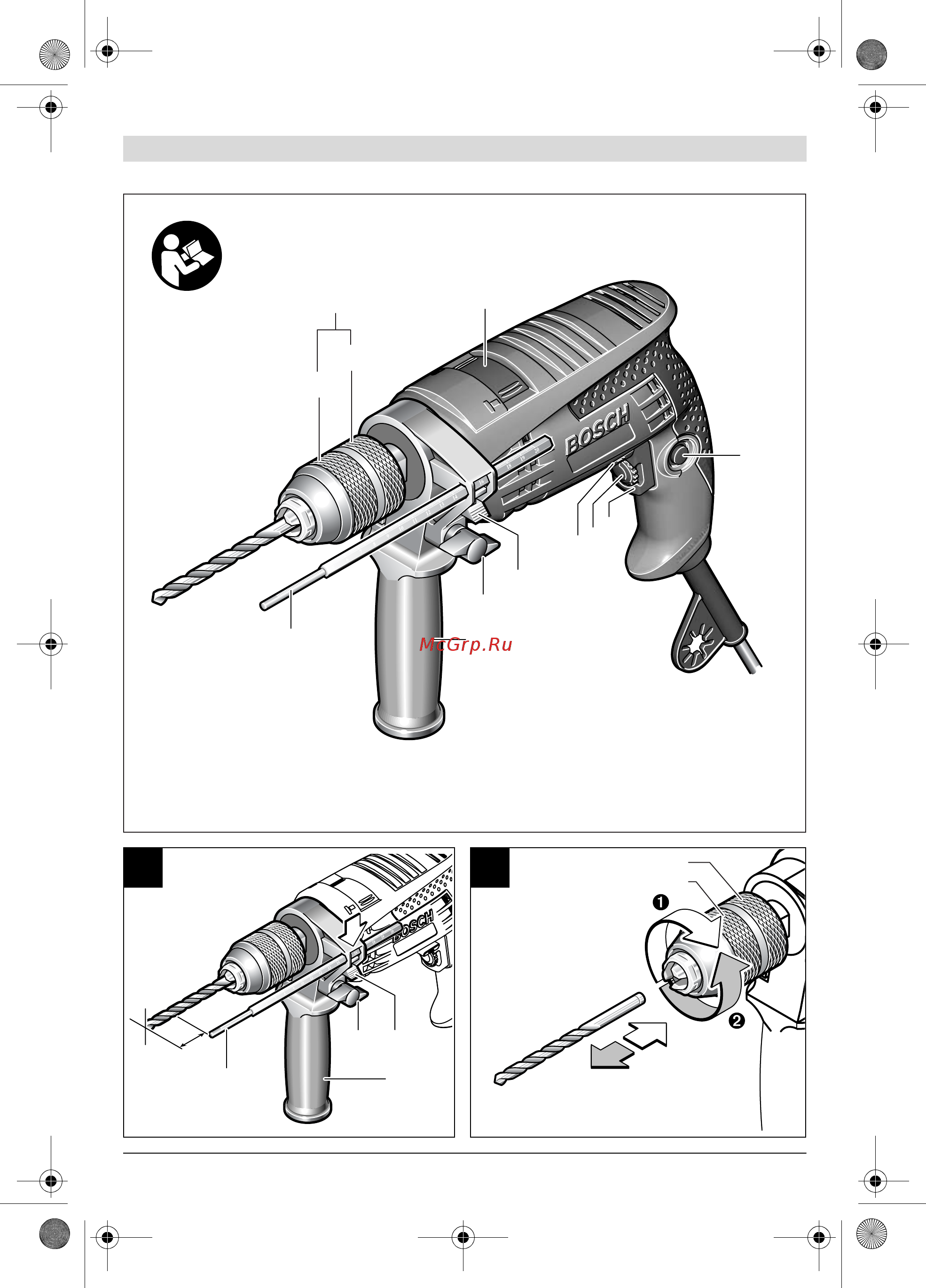 Bosch GSB 1600 RE 0.601.218.121 Инструкция по эксплуатации онлайн [4/110] 3258