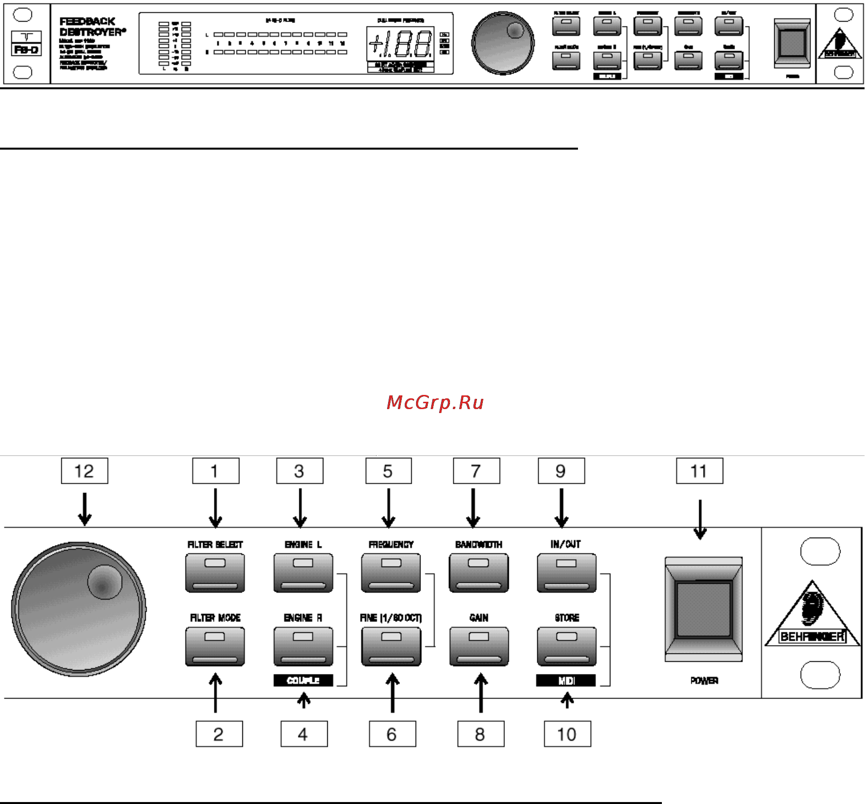 Behringer DSP1124P Инструкция по эксплуатации онлайн [18/45] 3270