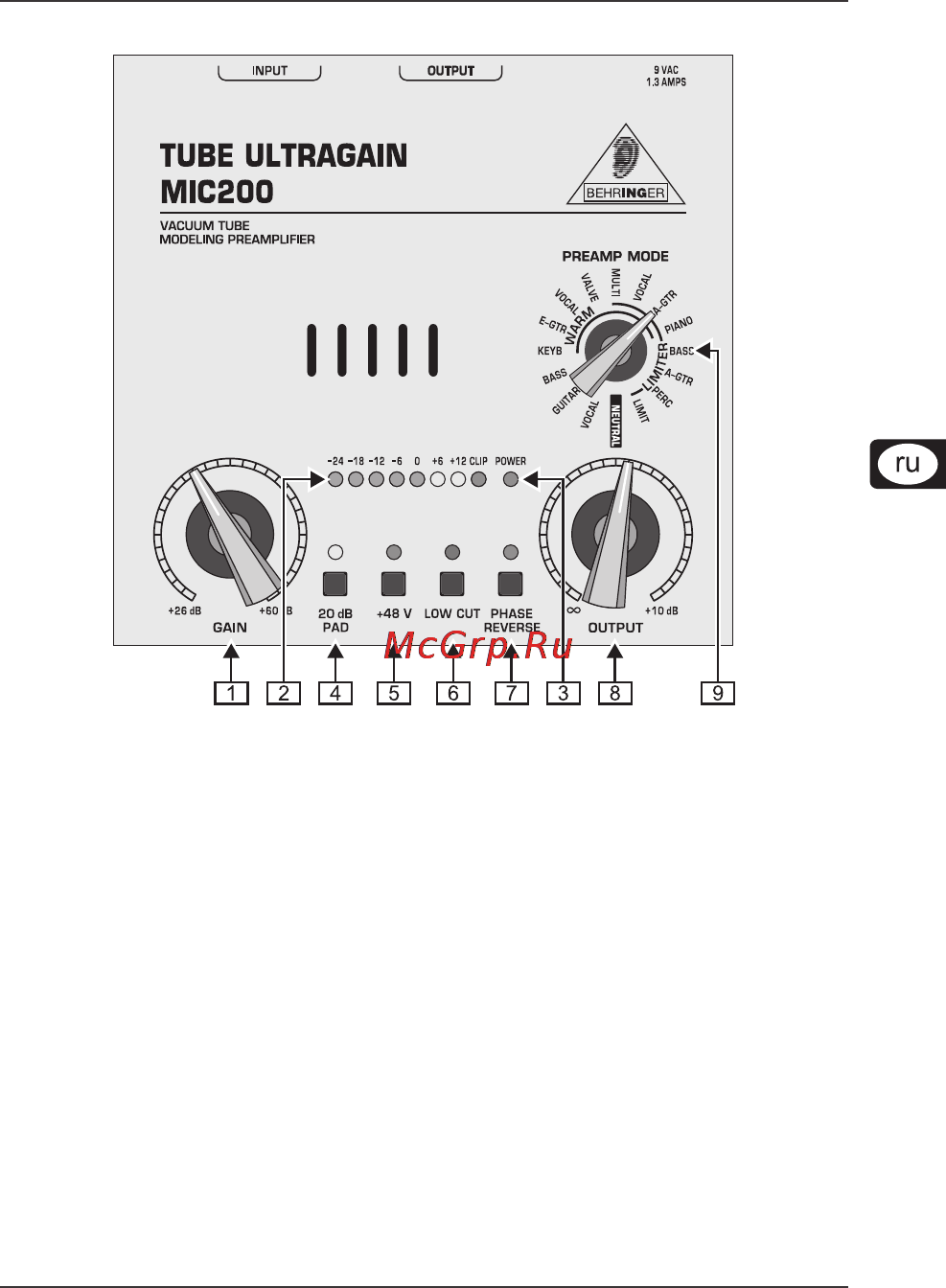 Behringer MIC 200 [5/13] Tube ultragain mic200