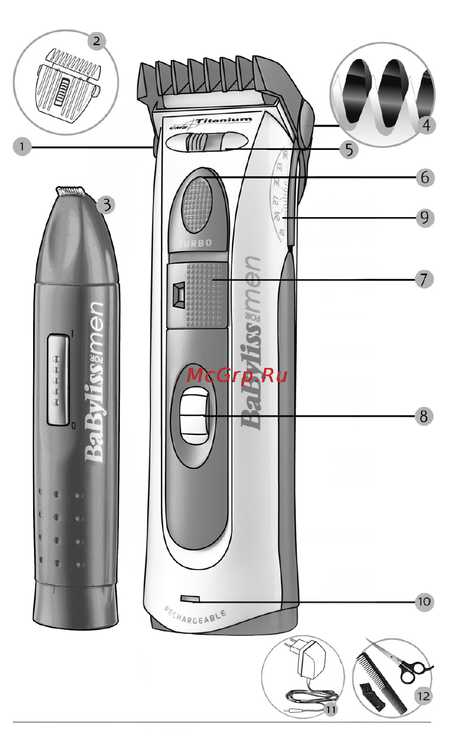 Babyliss E773WE Инструкция по эксплуатации онлайн [2/7] 3309