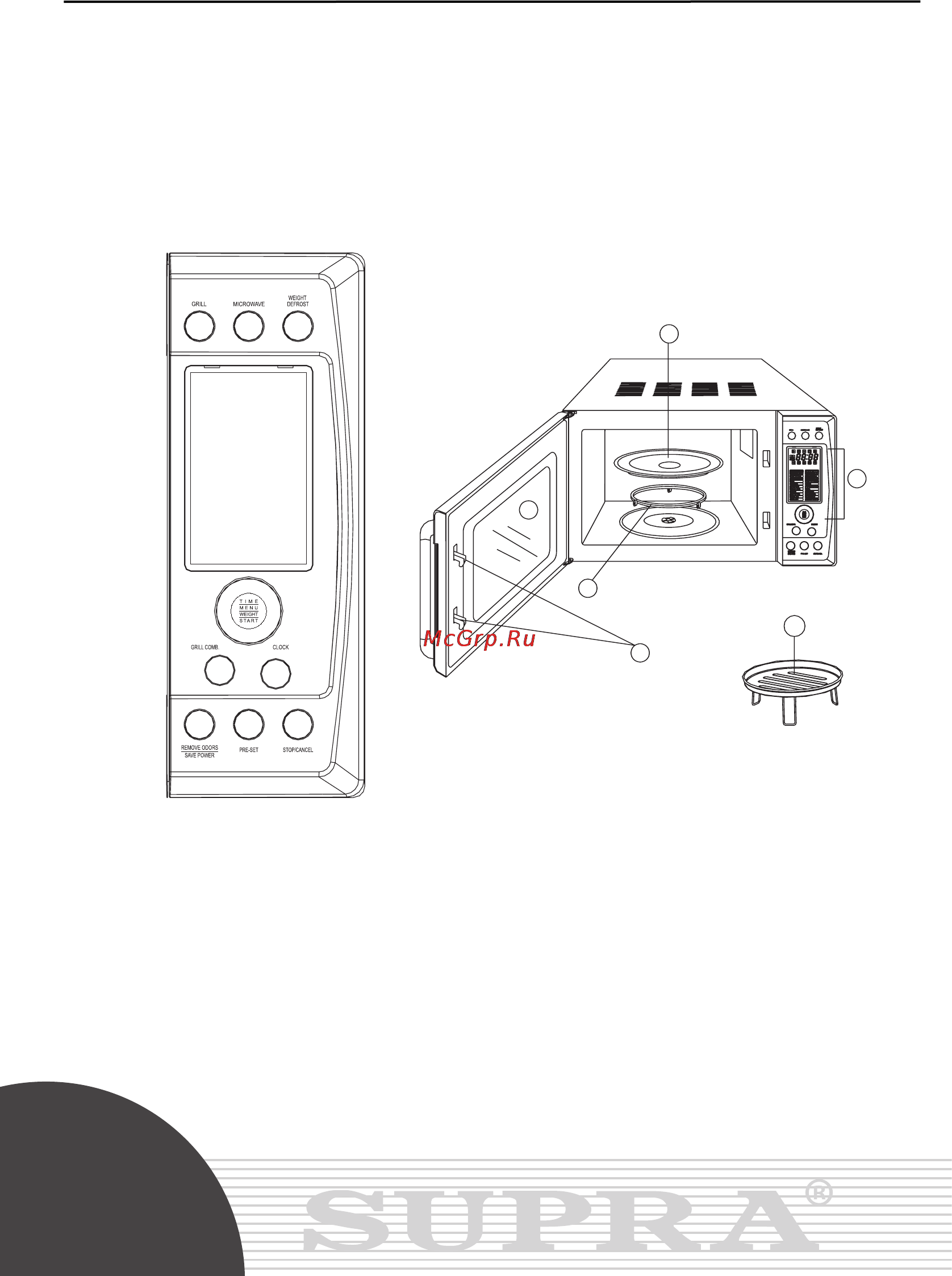 Supra MWS-4322 [6/12] Микроволновая печь mws 4322