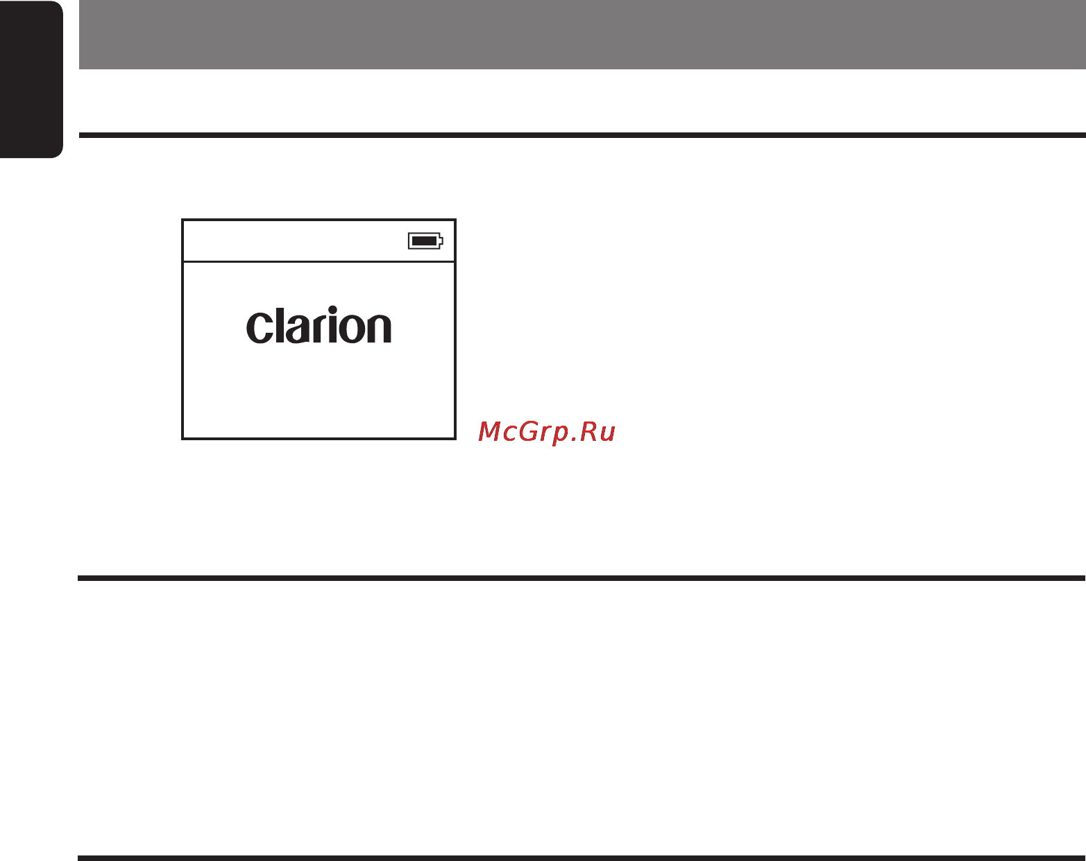 Clarion EA1251 [6/10] Operation