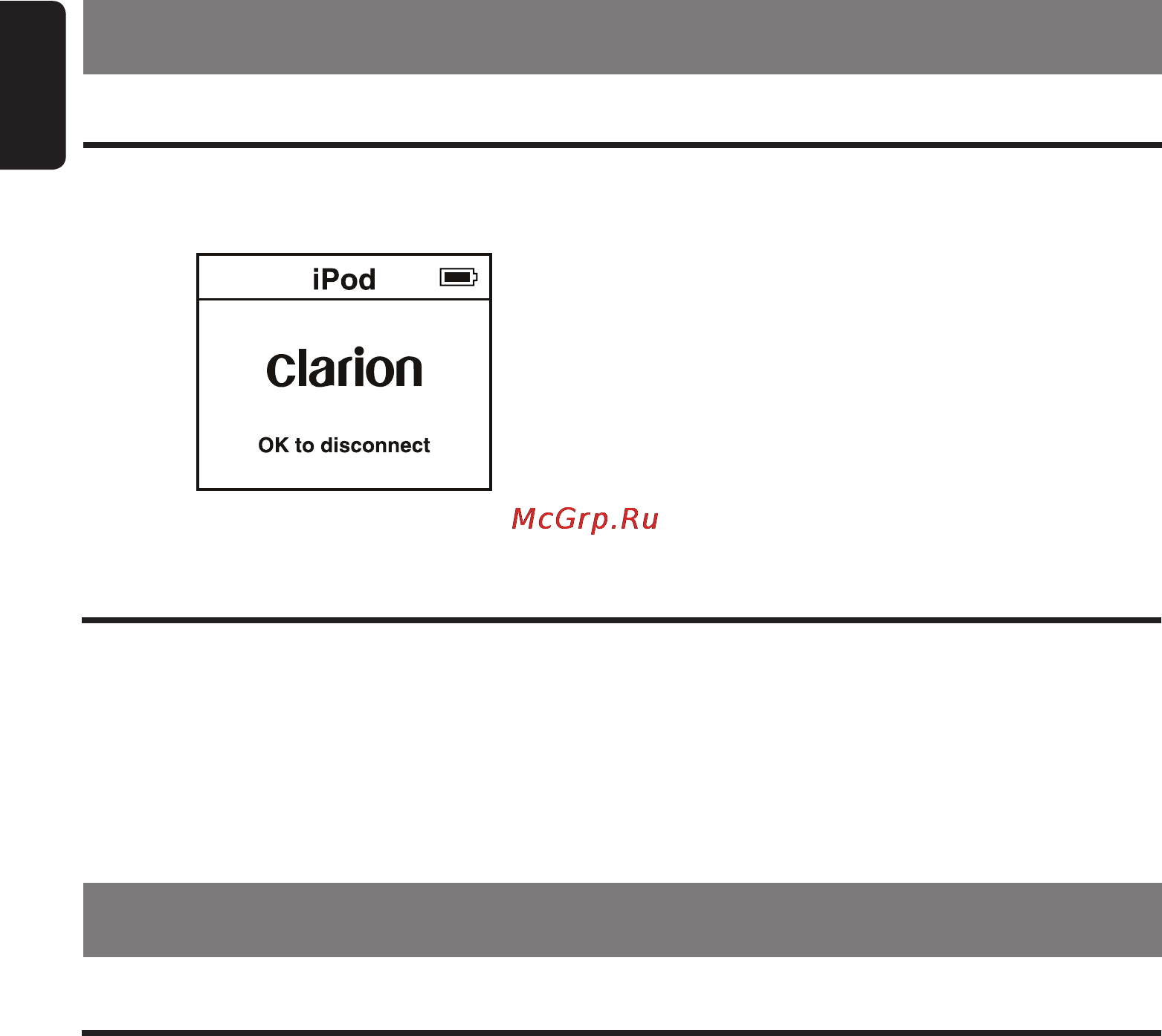 Clarion EA1276EA [6/10] Ipod connection