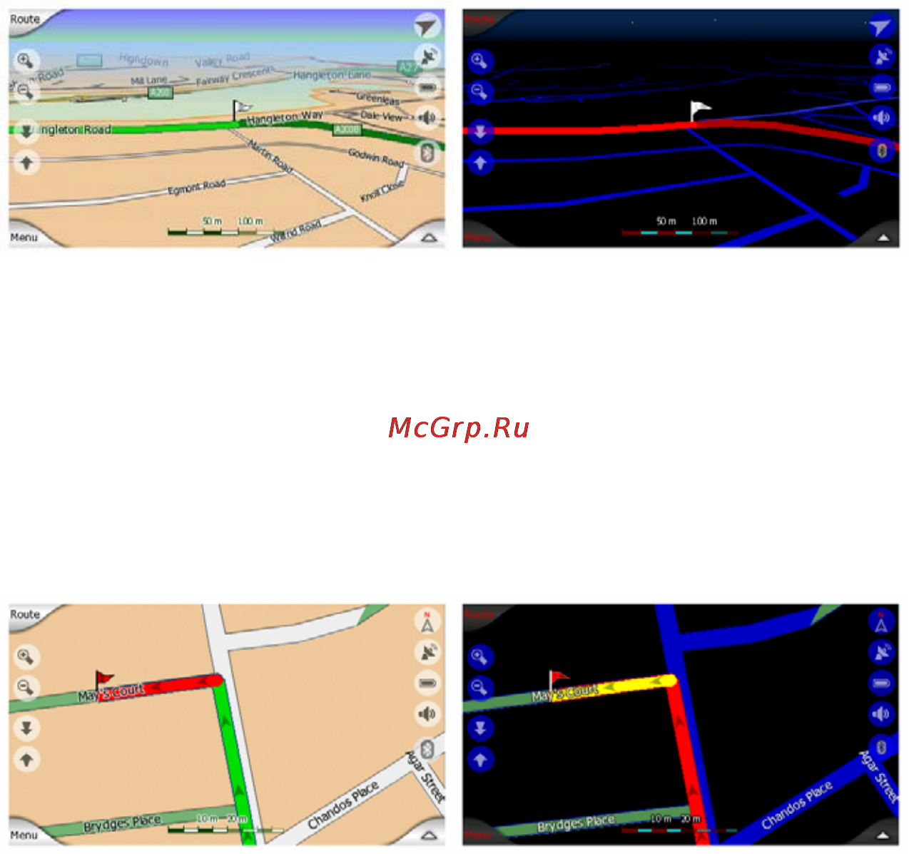 Clarion MAP670 [26/94] Roads in the route excluded by your preferences