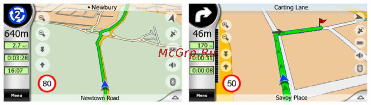 Clarion MAP670 [38/94] Distance to next turn no 18