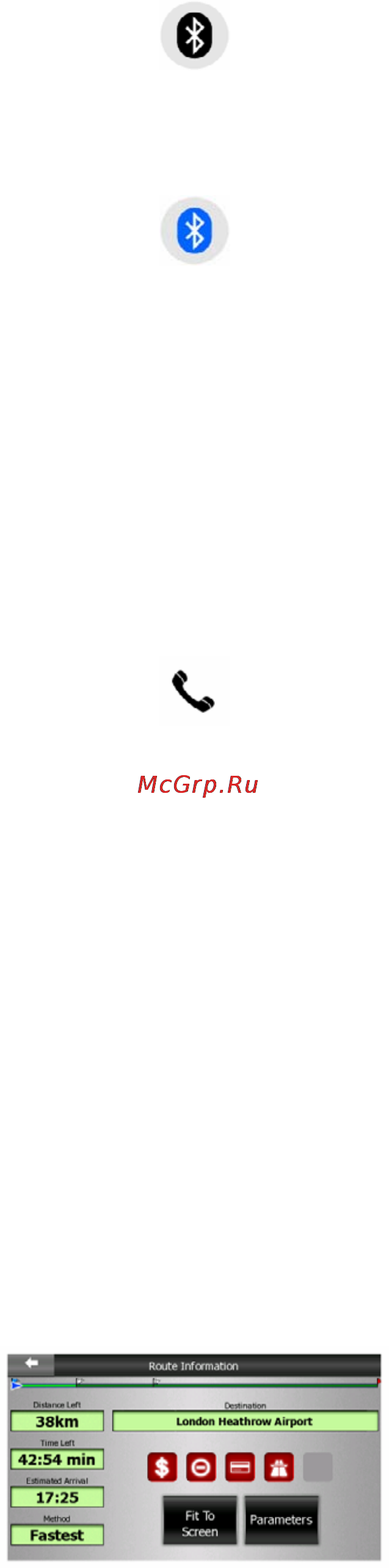 Clarion MAP670 [39/94] Bluetooth or phone call status no 22