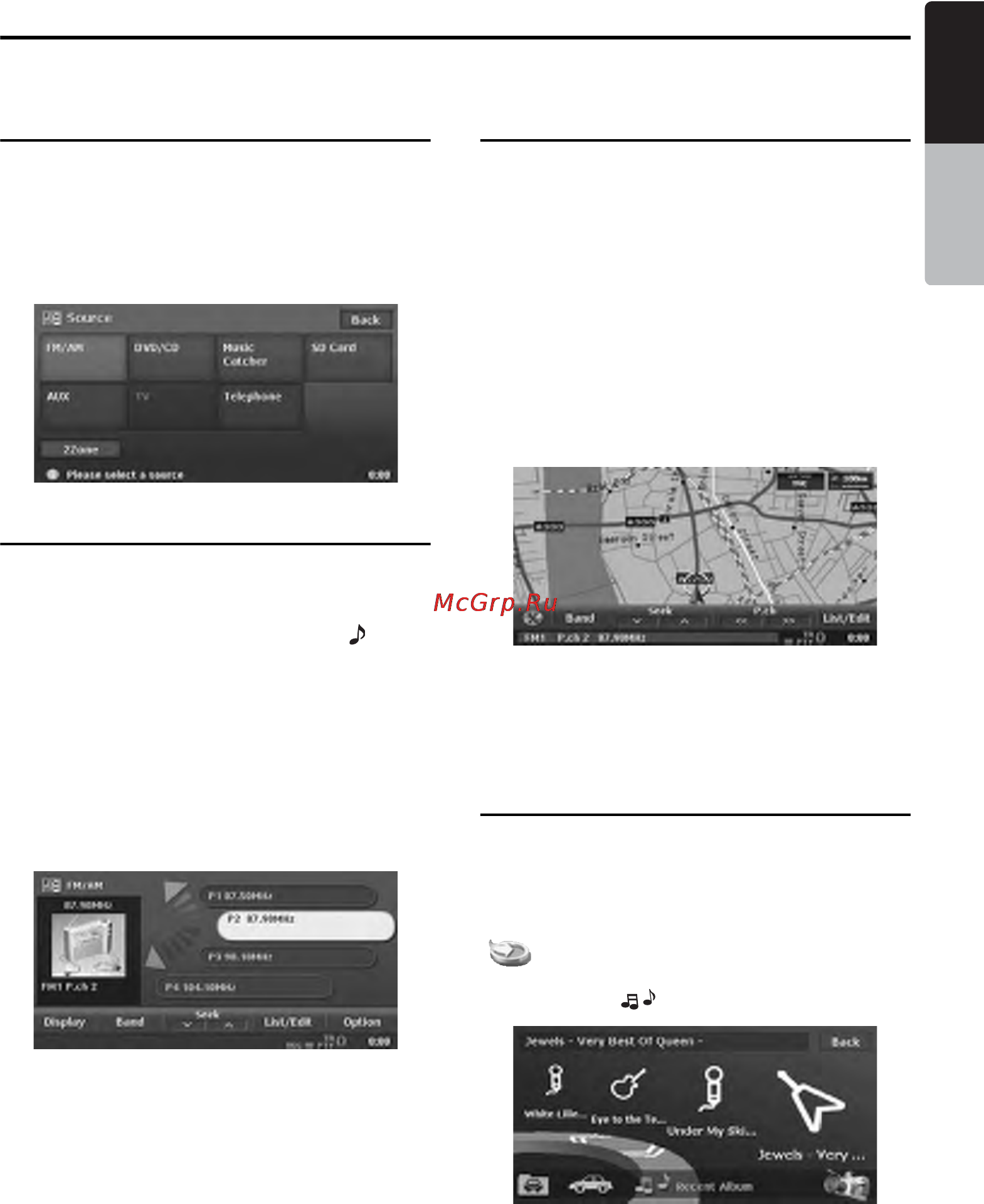 Clarion MAX973HD [107/187] Menu types and operation
