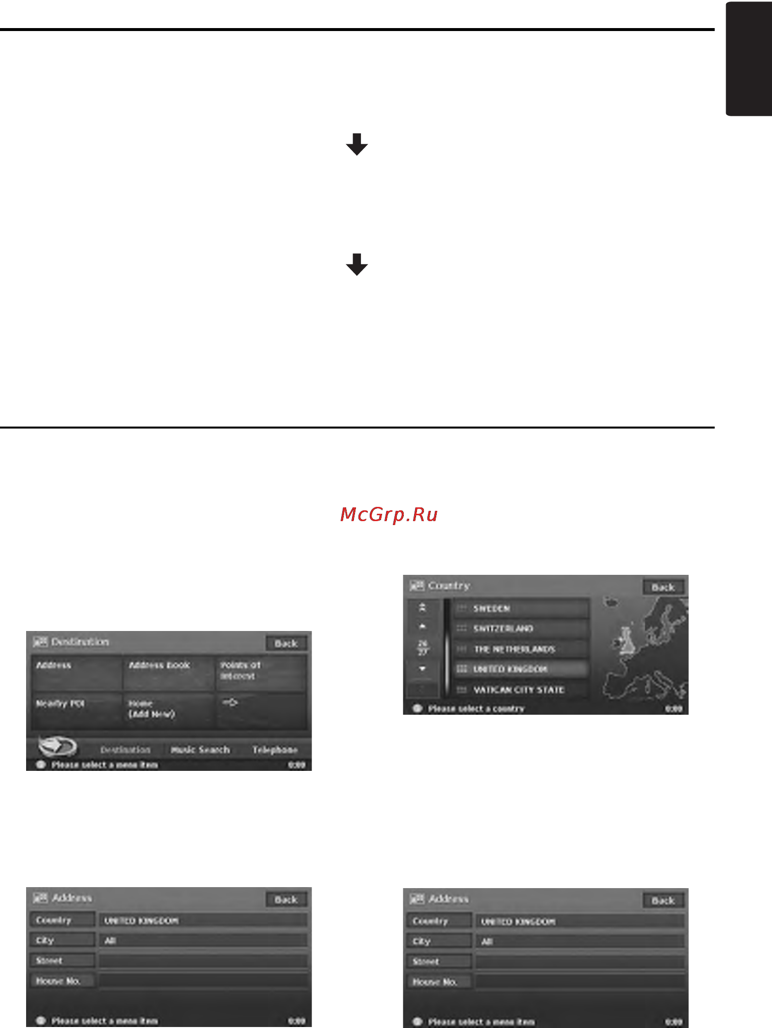Clarion MAX973HD [18/187] Outline of destination entering procedures