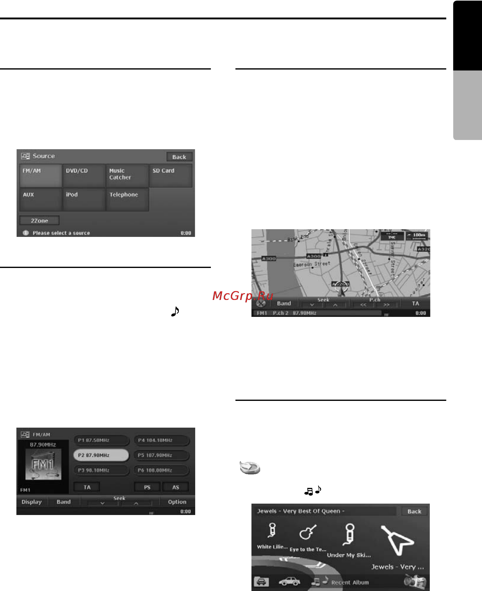 Clarion MAX983HD [107/187] Menu types and operation