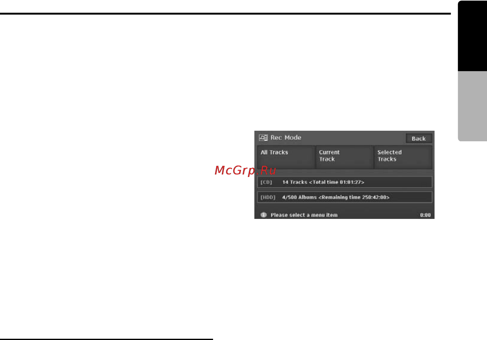 Clarion MAX983HD [135/187] Setting the manual recording mode