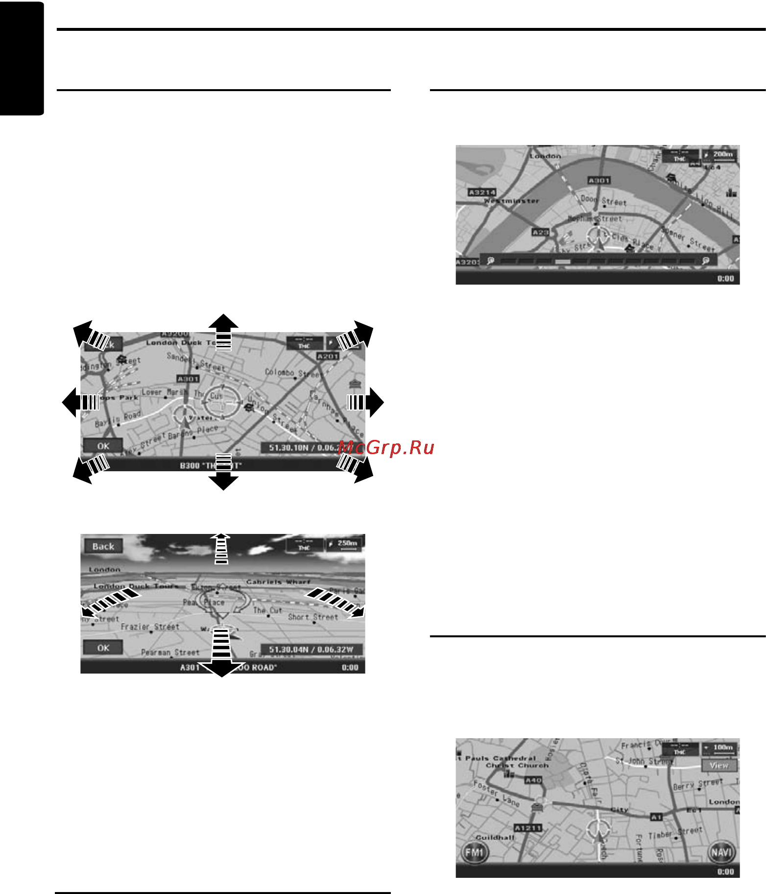 Clarion MAX983HD [15/187] Manipulating the map screen