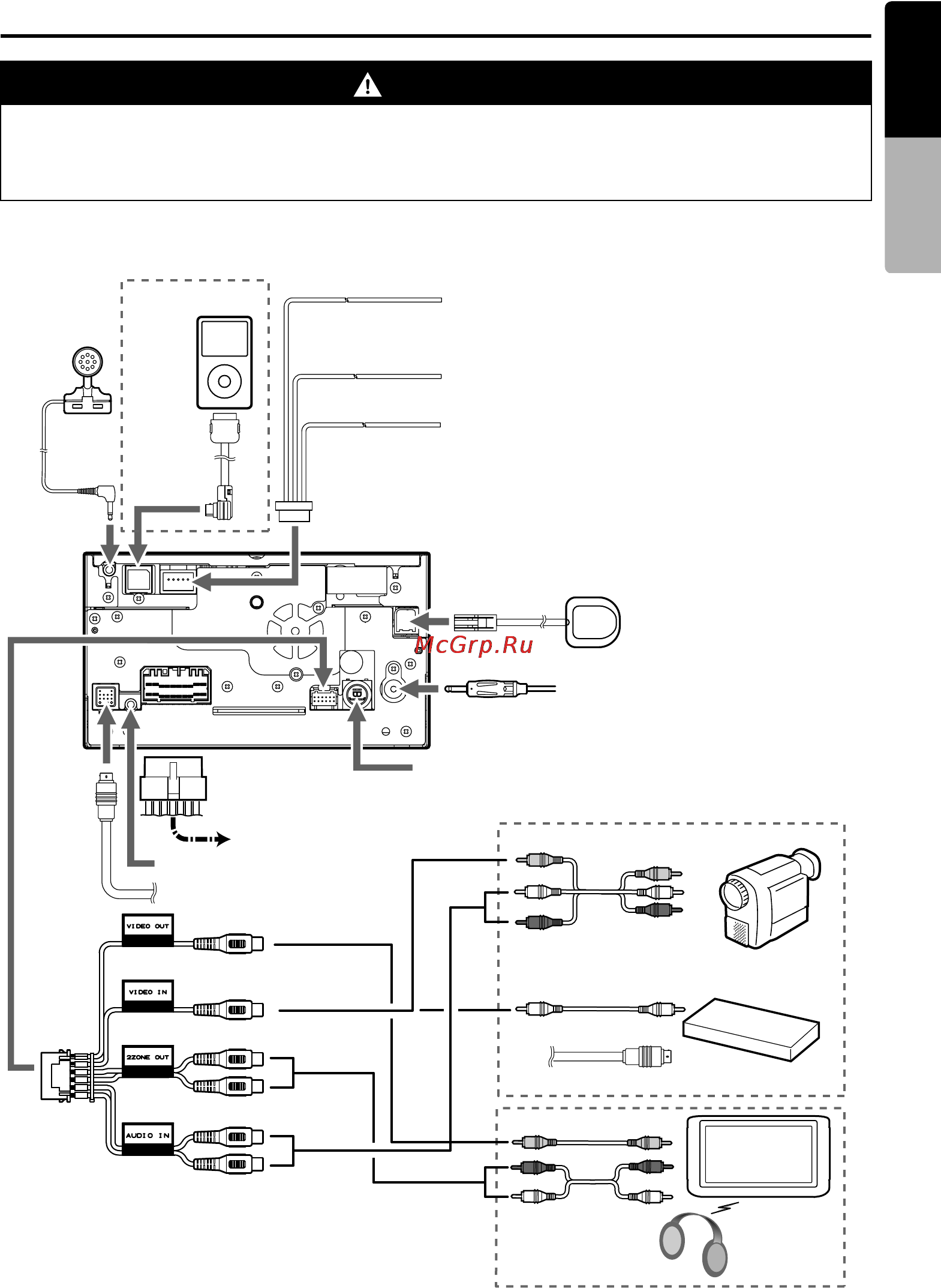 Clarion MAX983HD [183/187] Wire connection