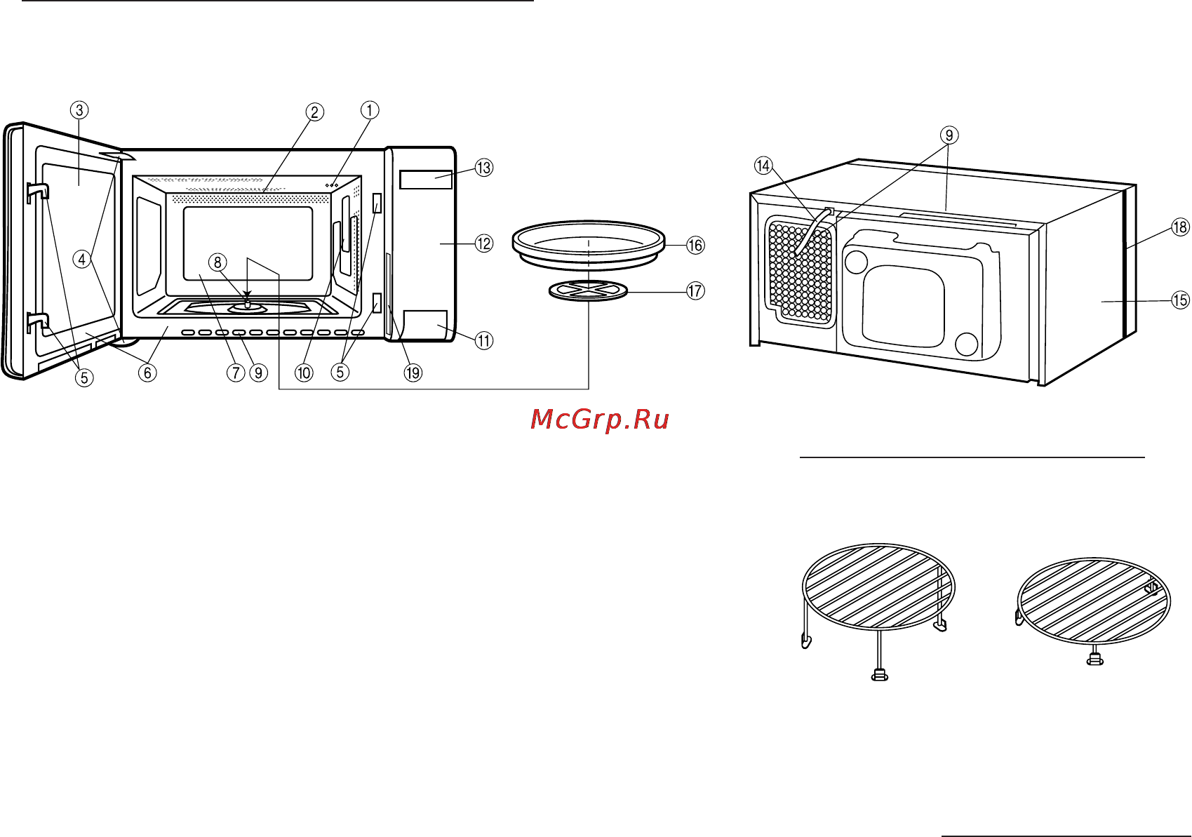 Sharp R-757H [44/73] Installation instructions