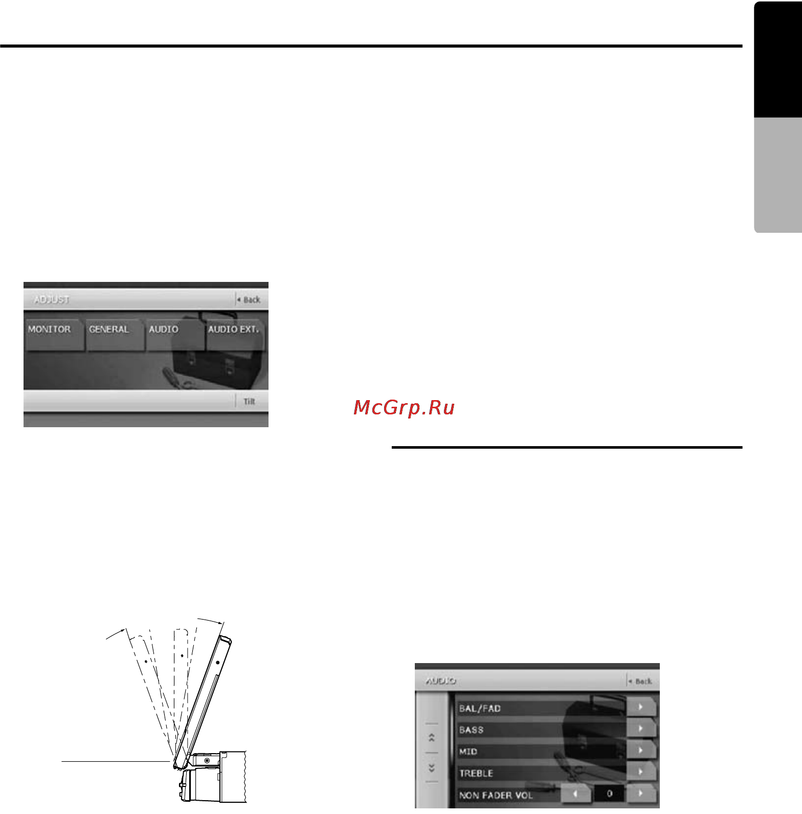 Clarion VRX878RVD [21/79] Adjusting the audio