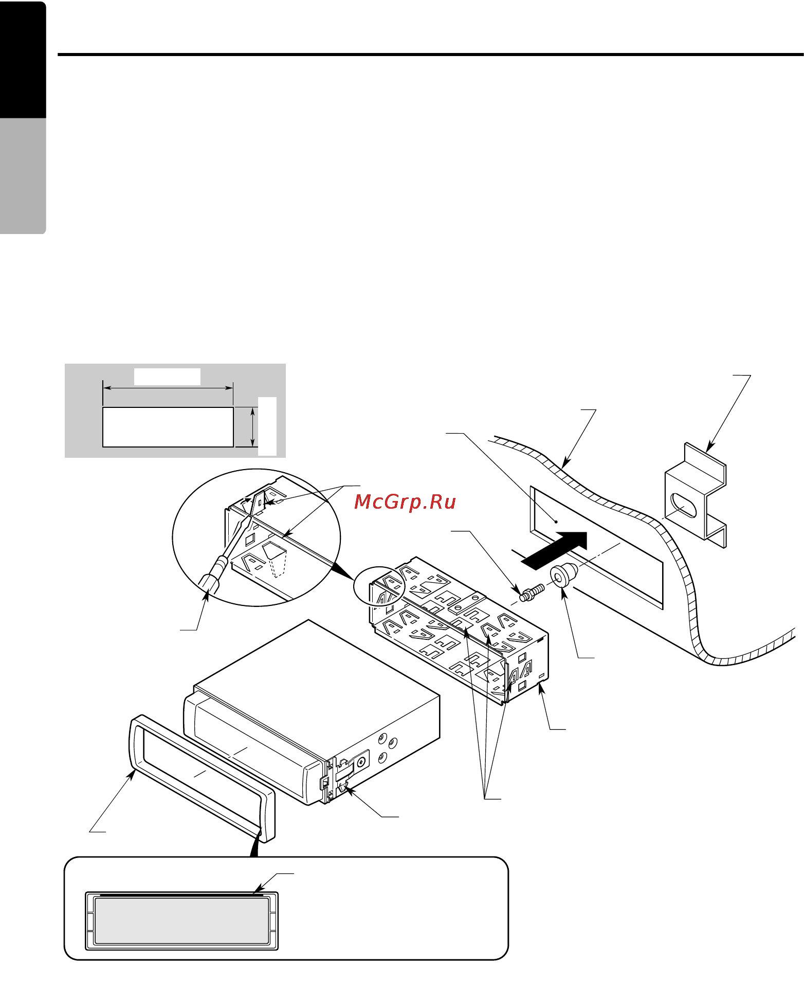 Clarion VRX878RVD [72/79] Installing the main unit