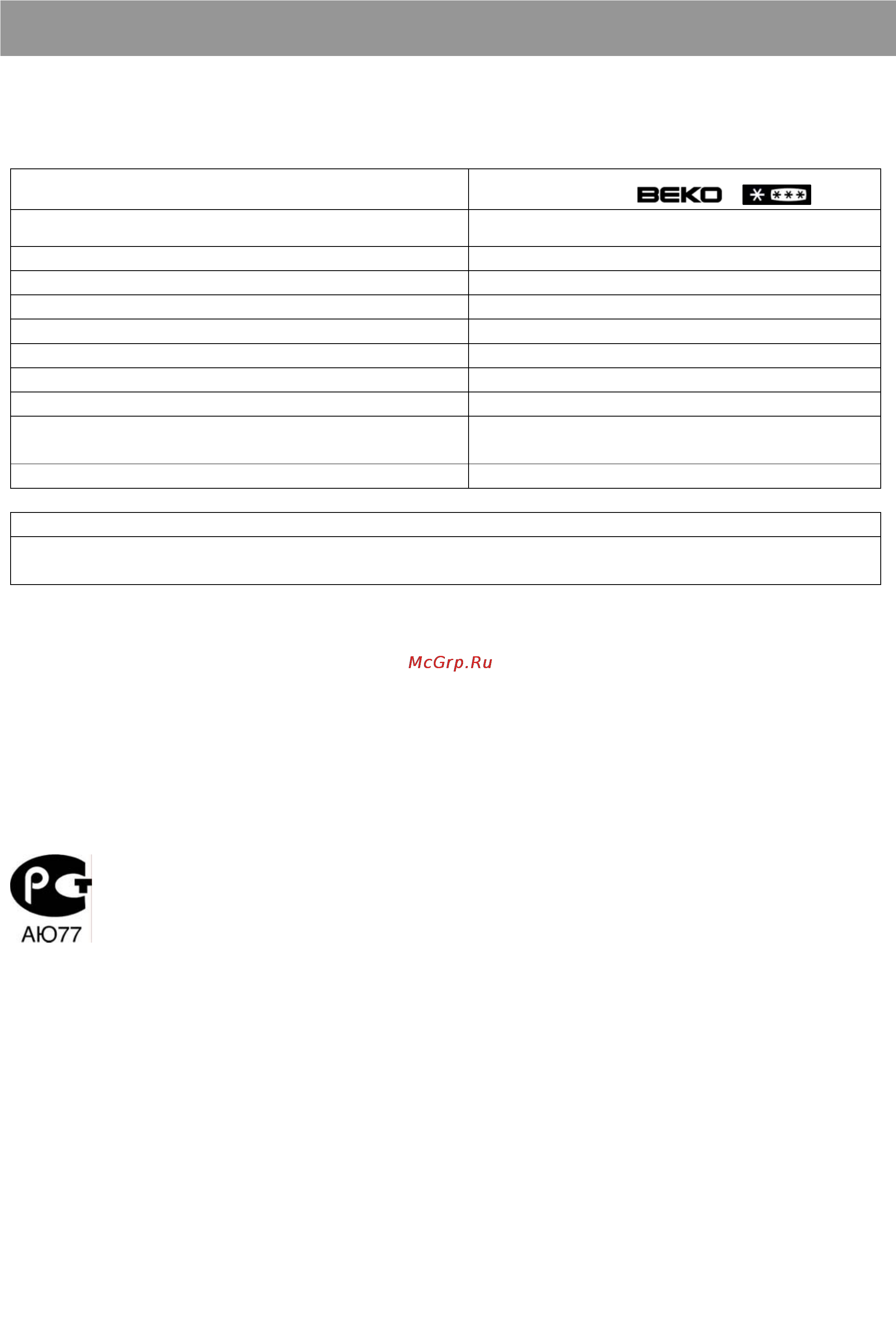 Beko CSK 32000 [24/28] Инструкция по эксплуатации