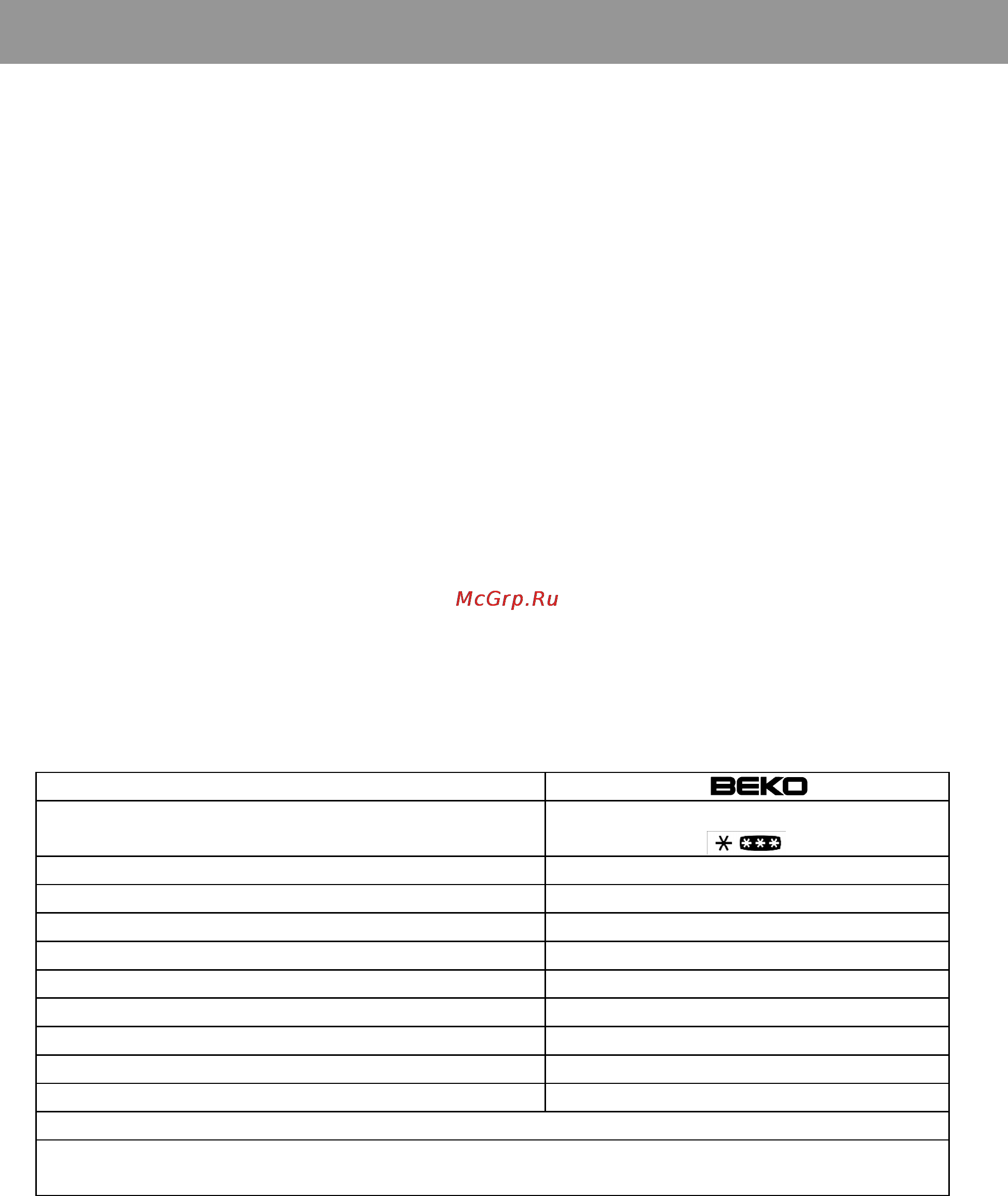 Beko DSK 28000 S [14/23] Instruction for use