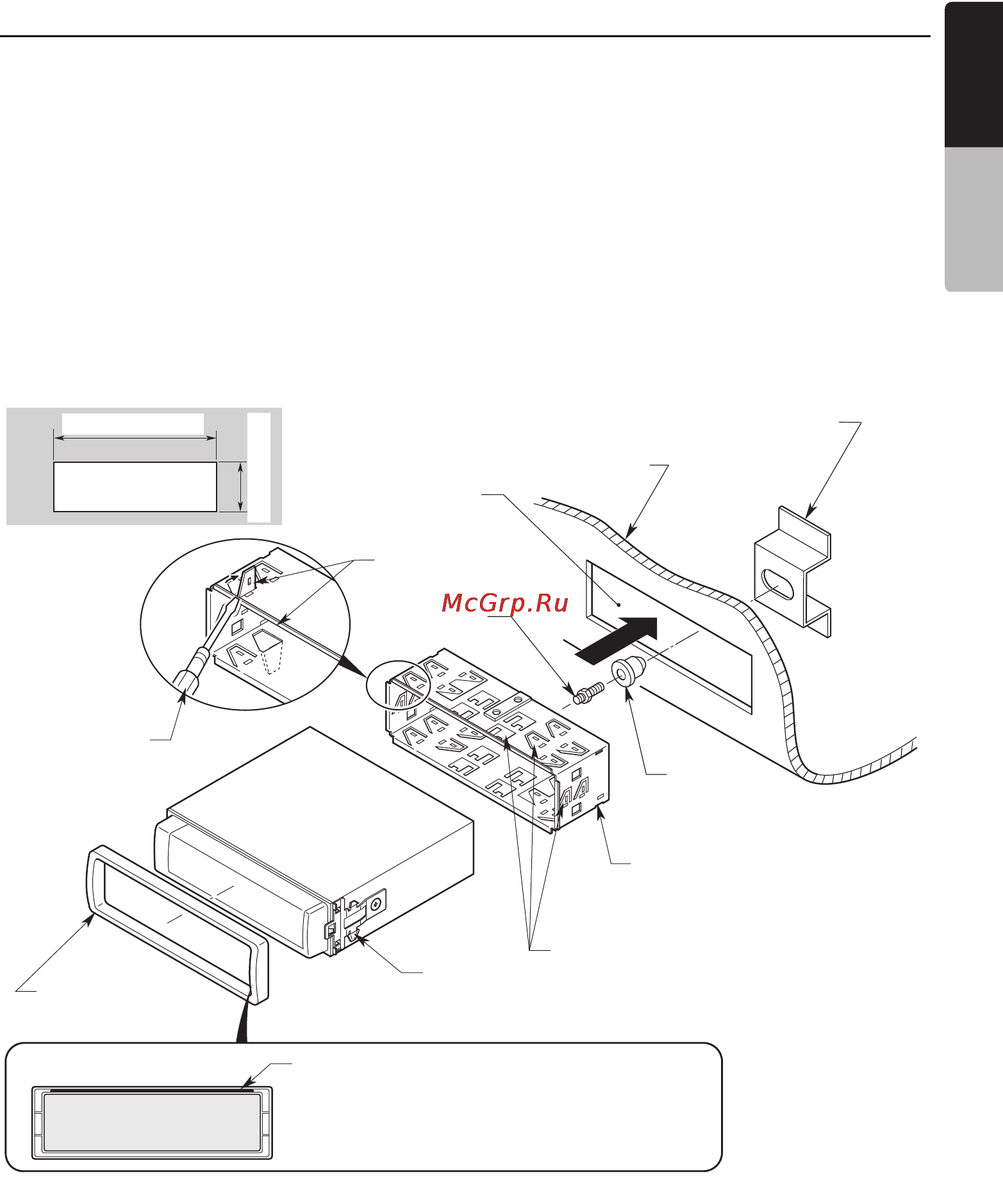 Clarion VZ509E [63/70] Installing the main unit