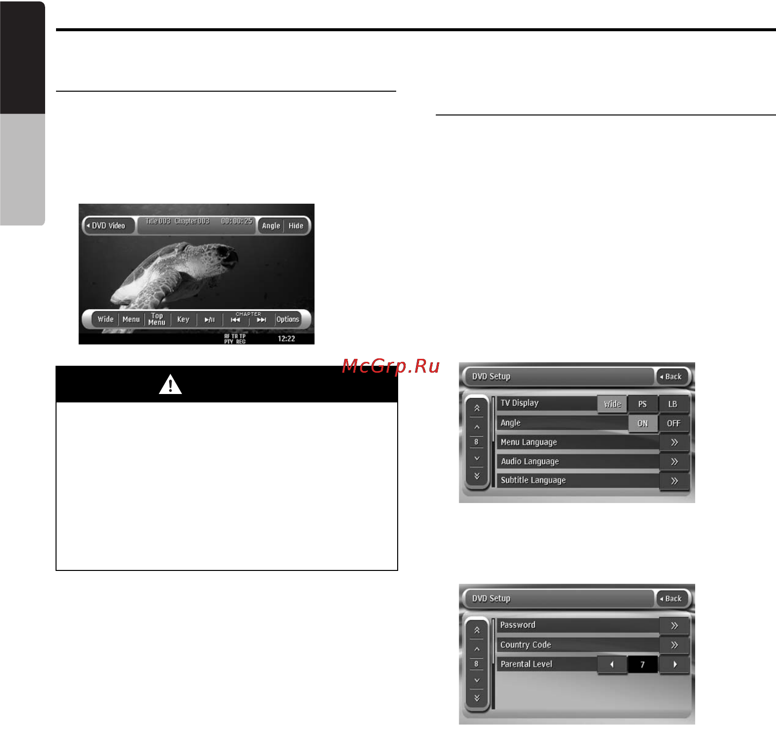 Clarion VZ709E [34/84] Dvd video operations