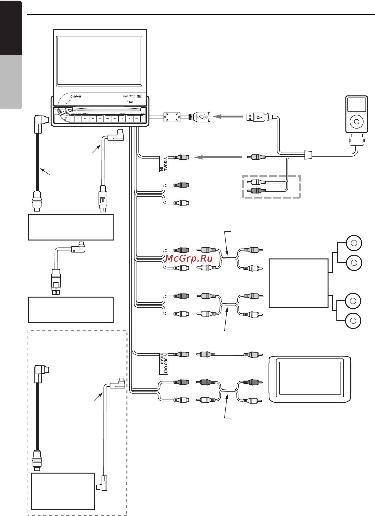 Clarion VZ709E [82/84] Sample system