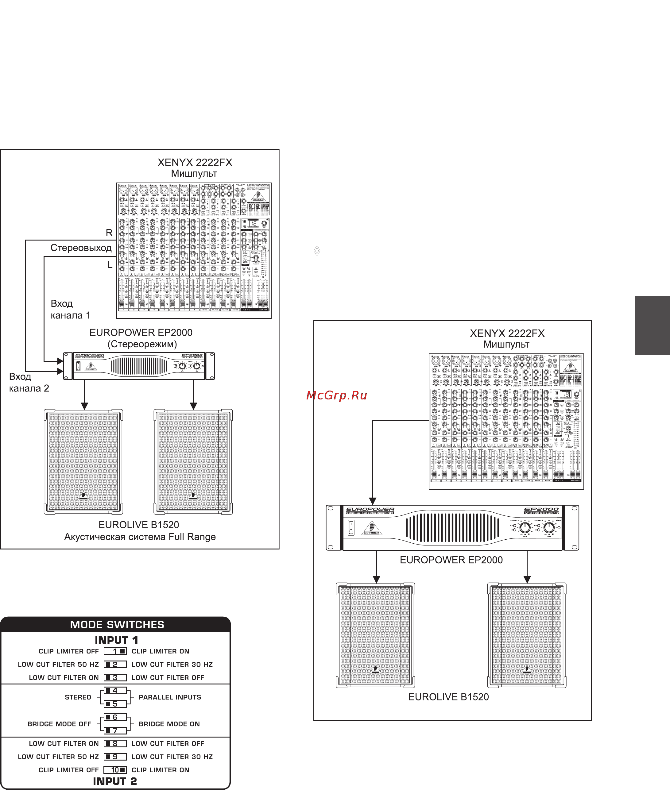 Behringer EP 2000 EUROPOWER [7/16] Europower ep2000 ep4000 руководство пользователя