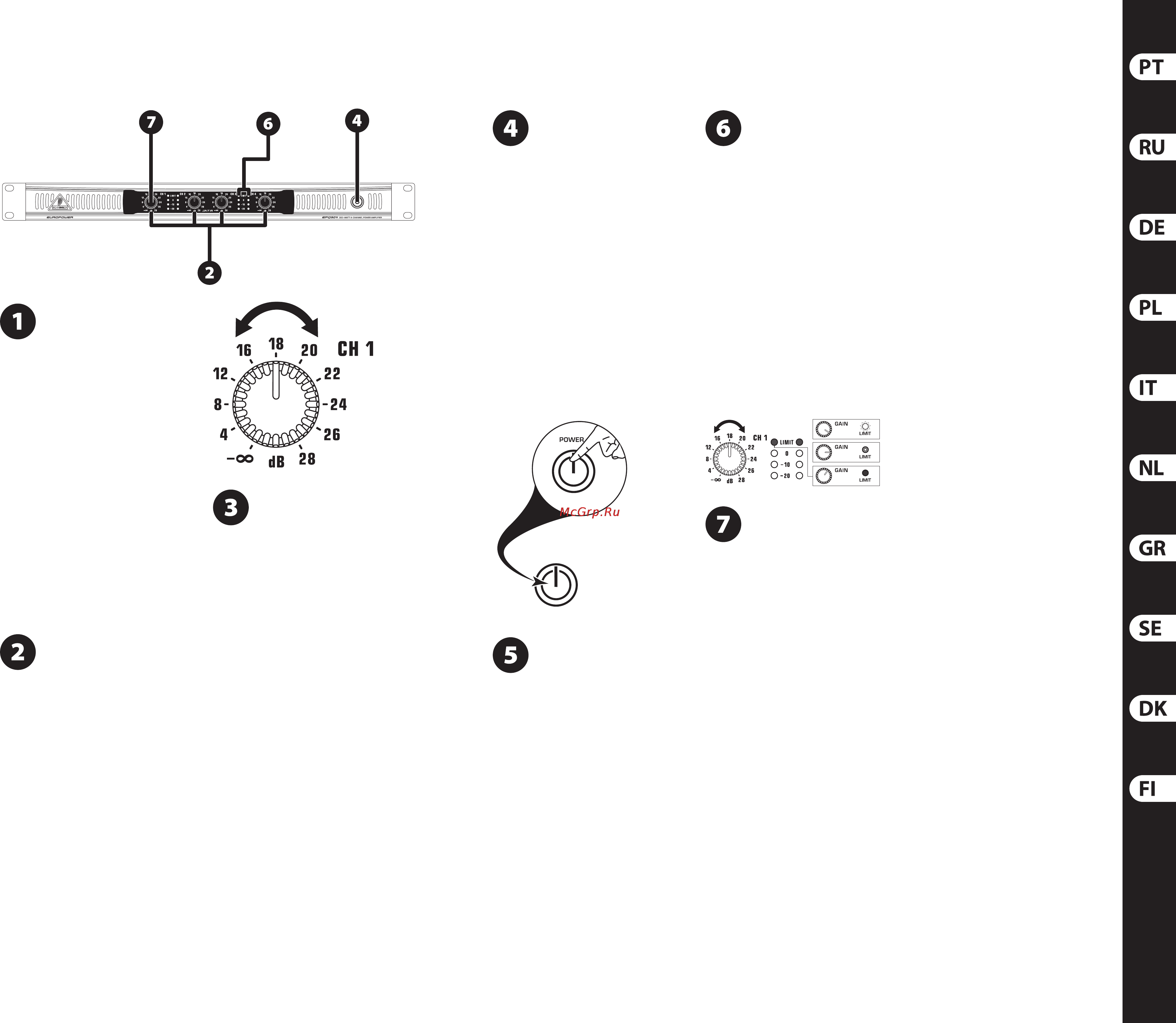 Behringer EPQ304 EUROPOWER [21/31] Europower epq304 epq450 epq900 getting sta rted