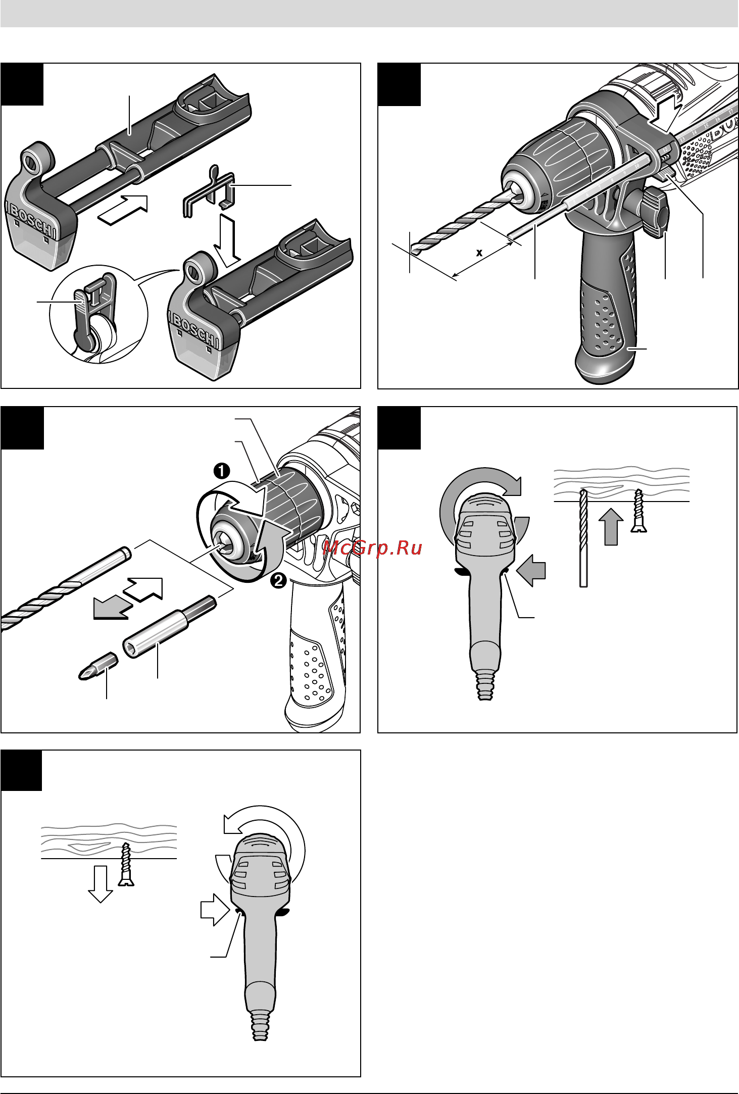 Bosch PSB 500 RA 0.603.127.021 Инструкция по эксплуатации онлайн [5/127] 3582