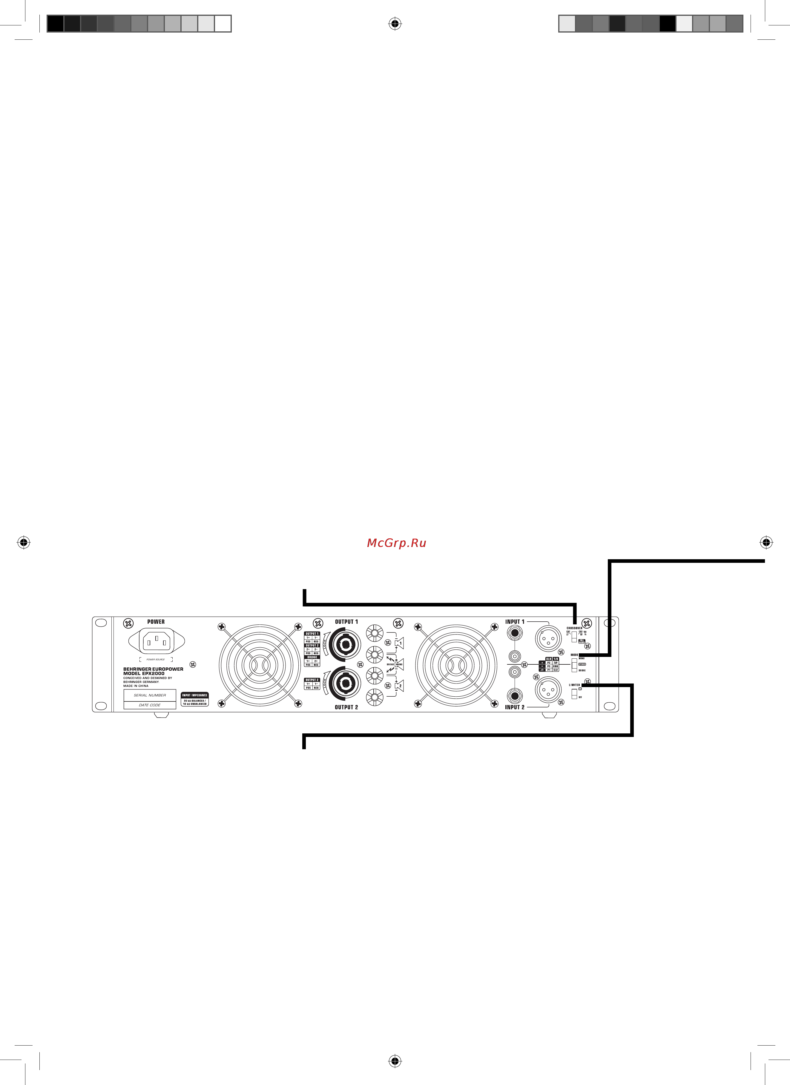 Behringer EPX 2000 EUROPOWER [16/36] Europower epx2000 epx3000