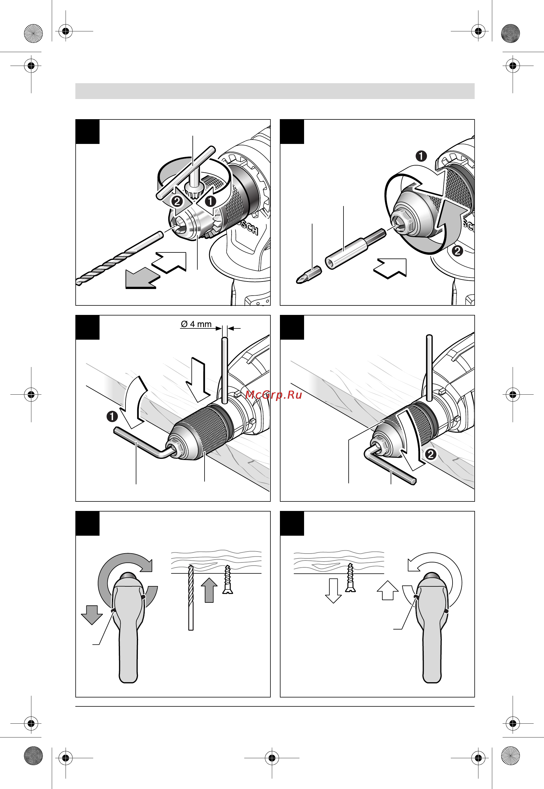 Bosch GSB 21-2 RE 0.601.19C.502 Инструкция по эксплуатации онлайн [5/146] 3915